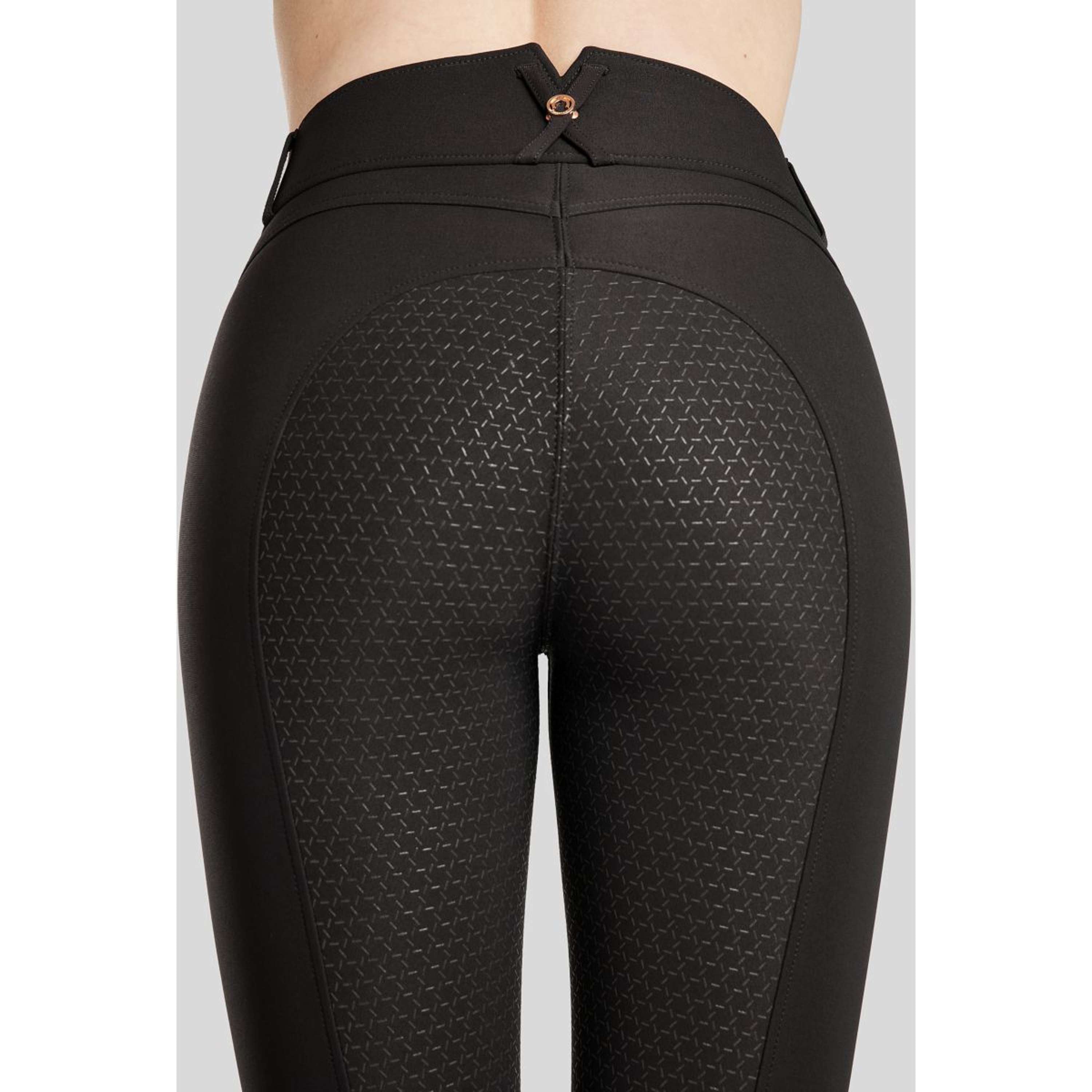 Montar Bryczesy Molly Rosegold Highwaist Full Grip Czarny