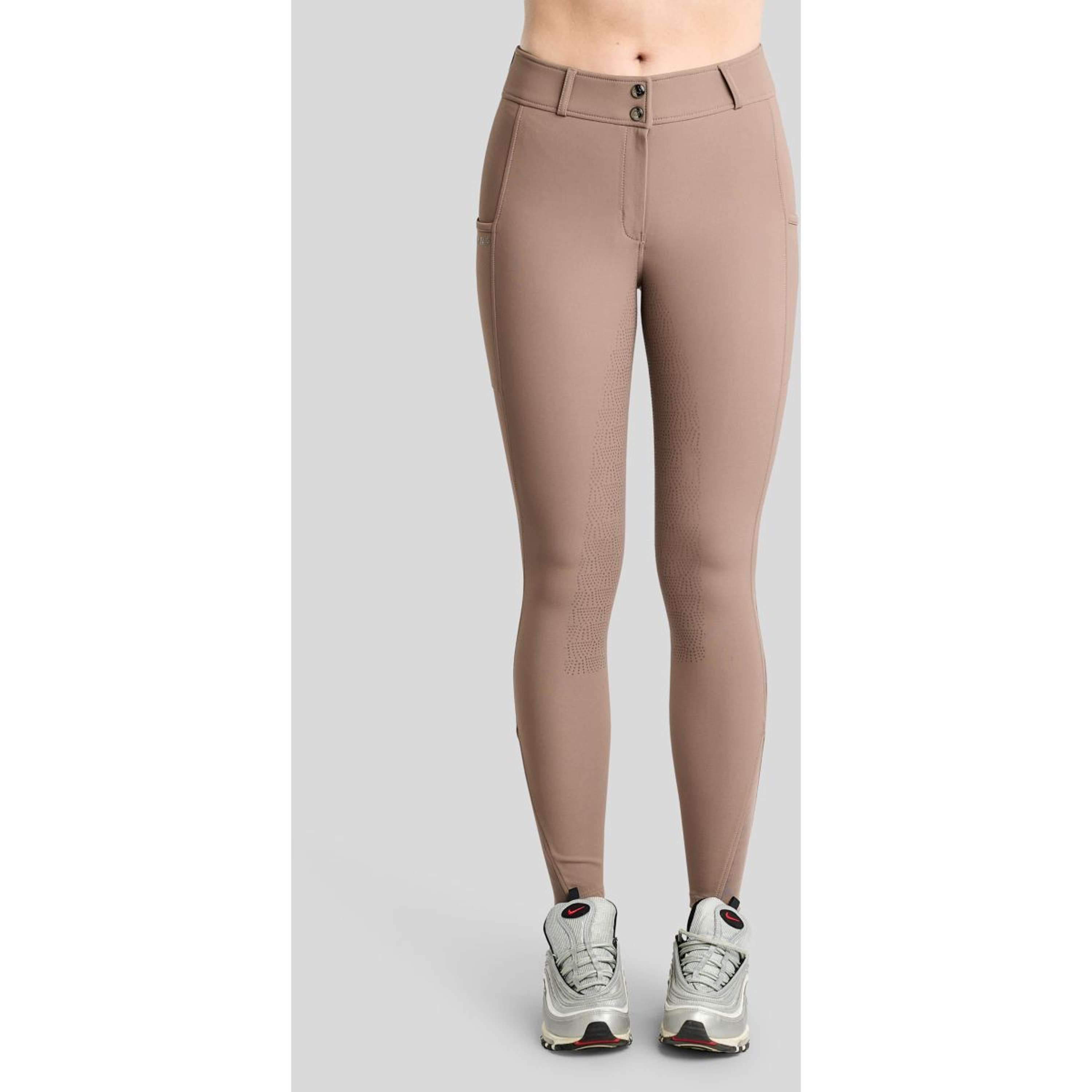 Montar Bryczesy MoMegan Full Grip Nougat Brown
