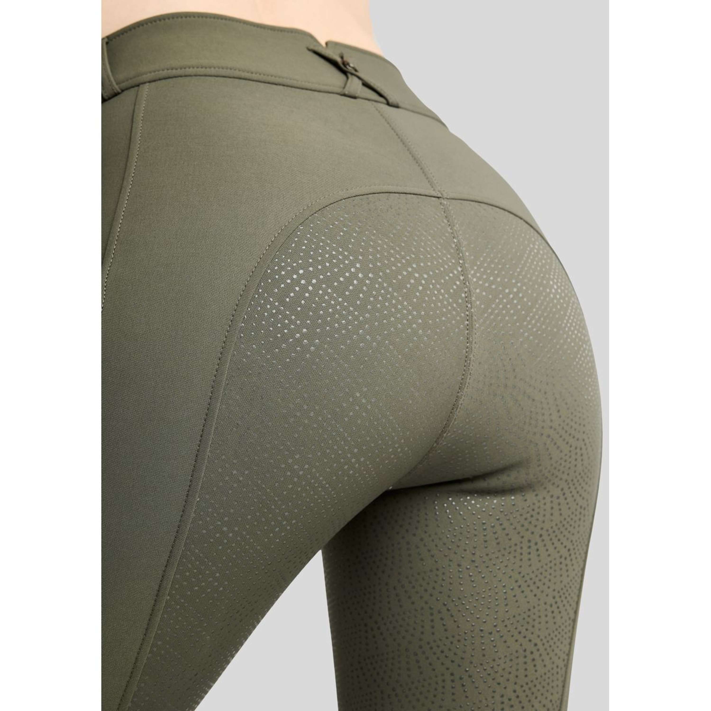Bryczesy jeździeckie MoMegan Full Grip Forest Green