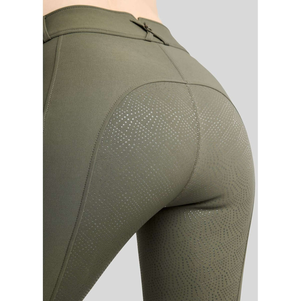 Bryczesy jeździeckie MoMegan Full Grip Forest Green