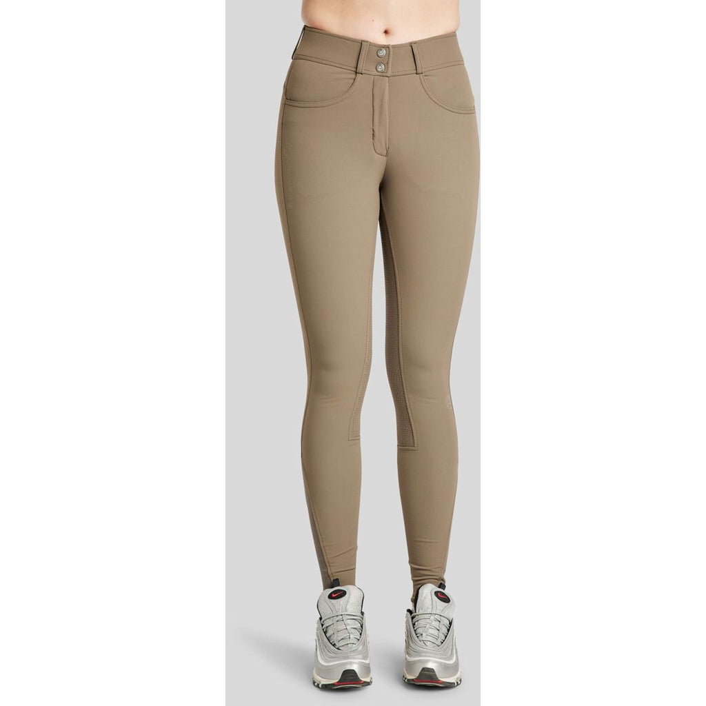 Montar Bryczesy Ess Megan Highwaist Full Grip Błotny