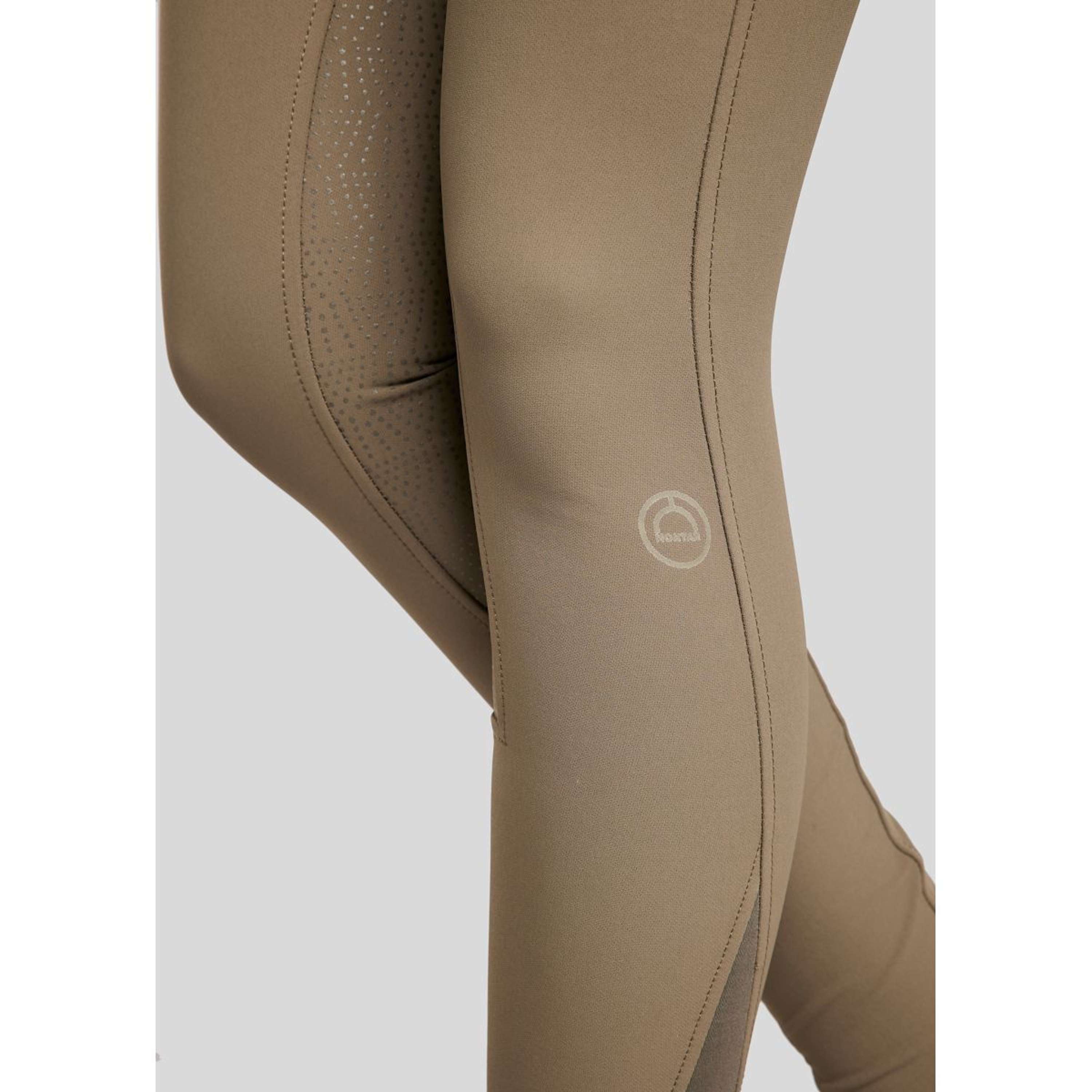 Montar Bryczesy Ess Megan Highwaist Full Grip Błotny