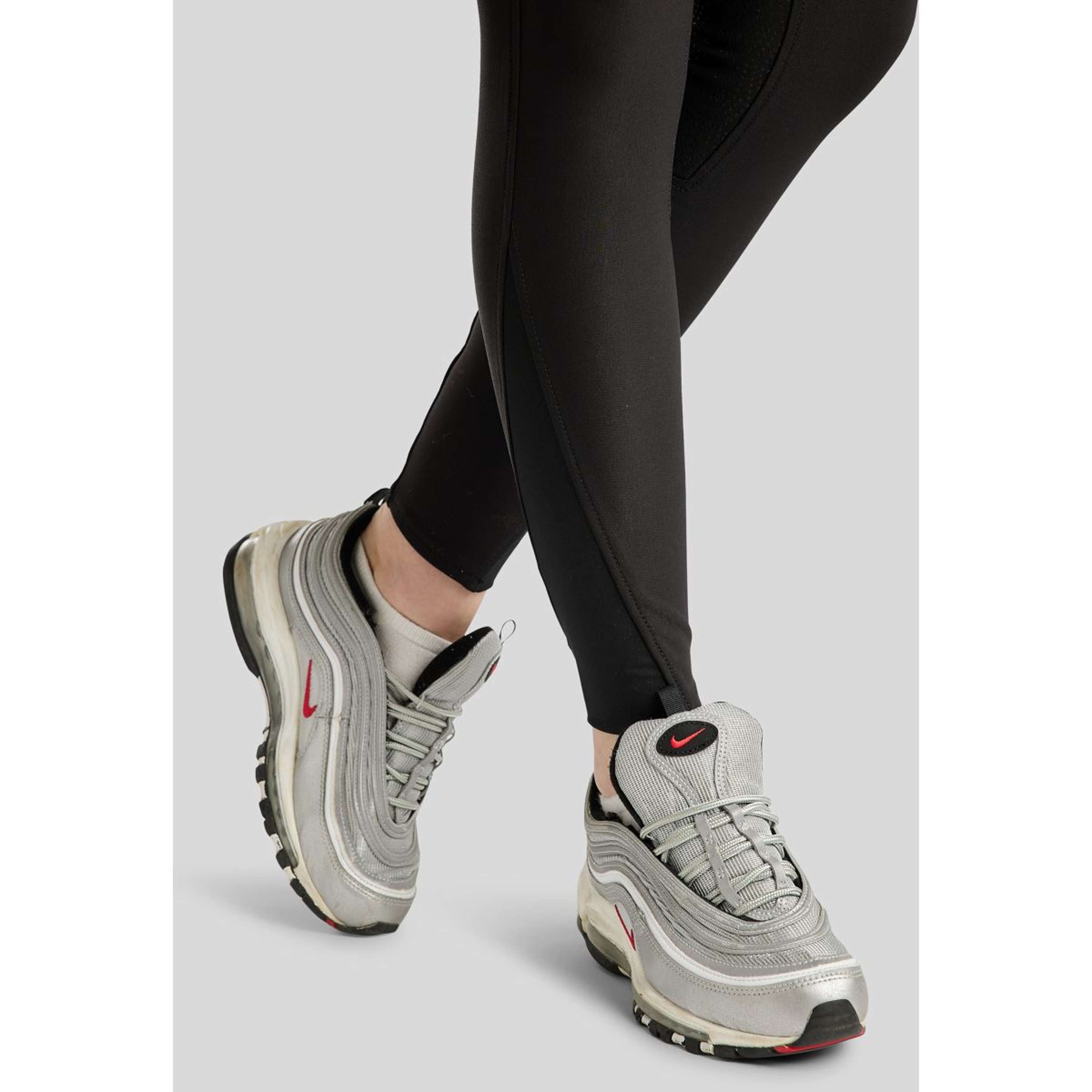 Montar Bryczesy Megan Yati Highwaist Full Grip Czarny