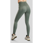 Montar Legginsy Jeździeckie MoPearl Pintuck Full Grip Nefrytowy