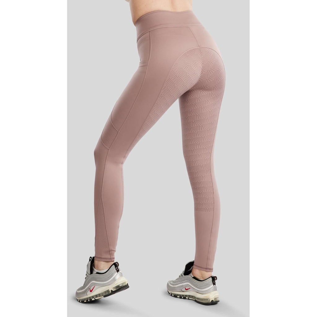 Montar Legginsy Jeździeckie MoTilley Full Grip Blush