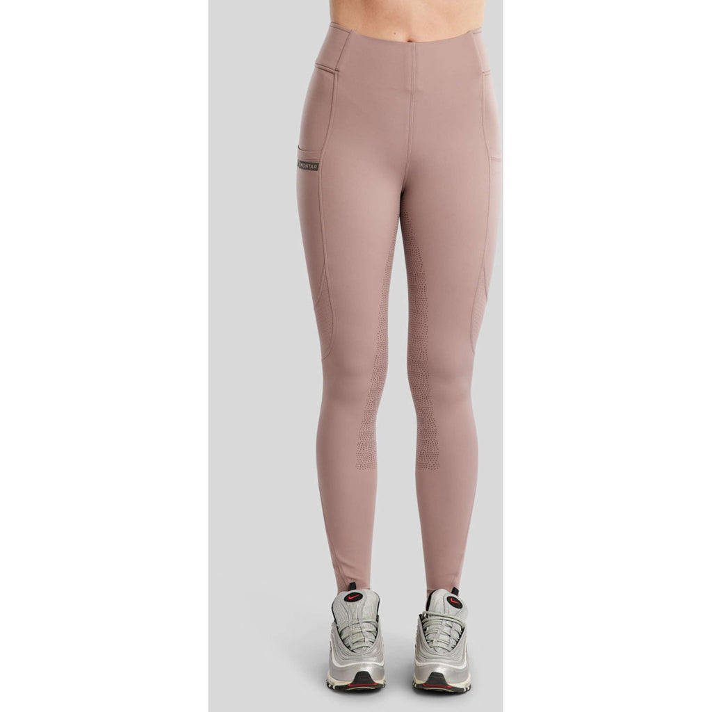Montar Legginsy Jeździeckie MoTilley Full Grip Blush