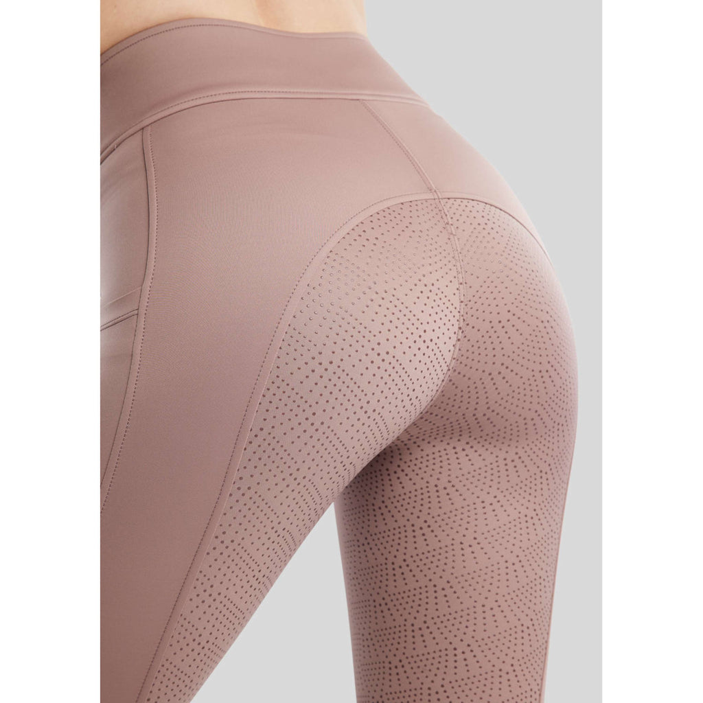 Montar Legginsy Jeździeckie MoTilley Full Grip Blush
