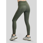 Termiczne Legginsy Jeździeckie Montar MoVeronica Golden Quartz Full Grip Forest Green