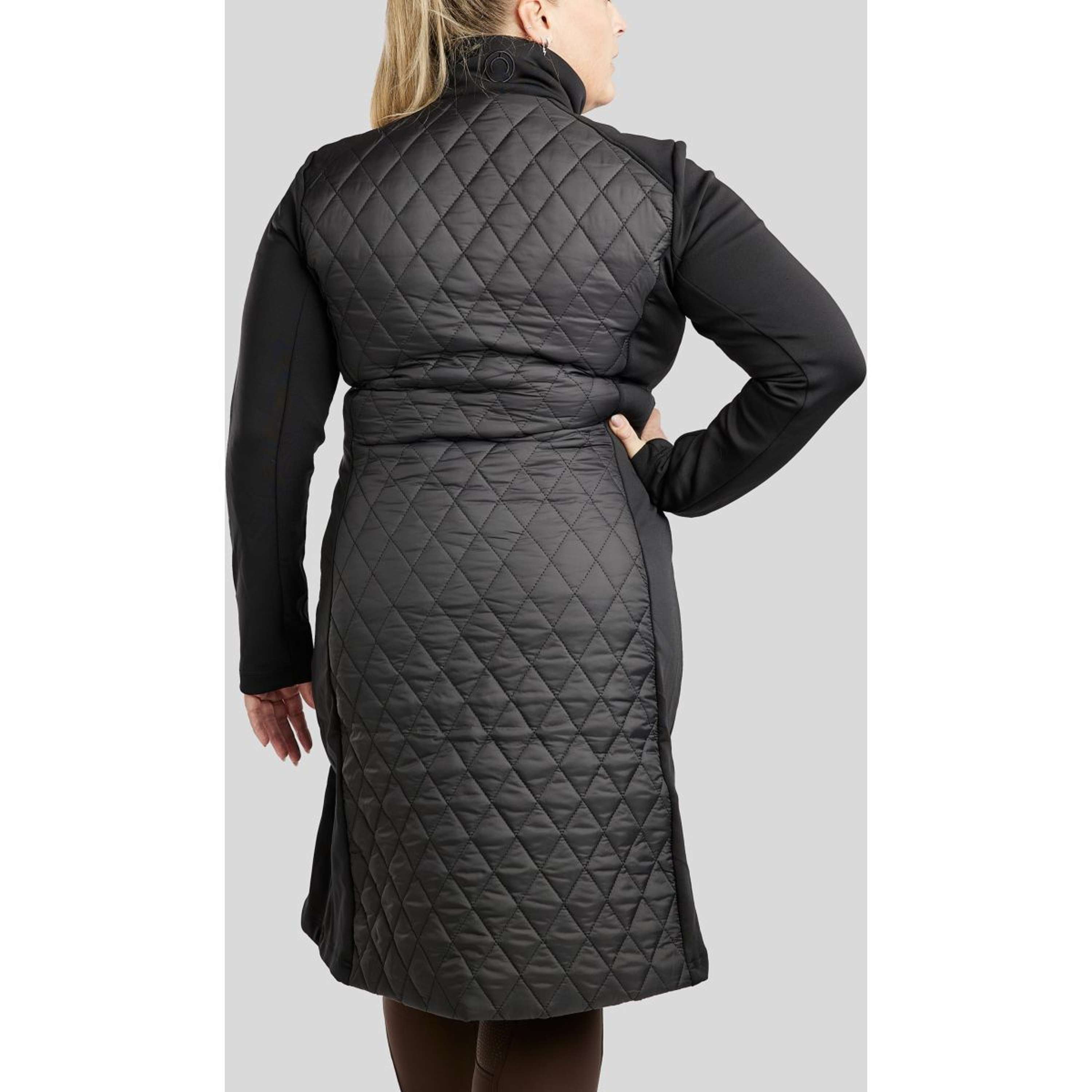 Montar Kurtka MoQuinn Quilted Long Czarny