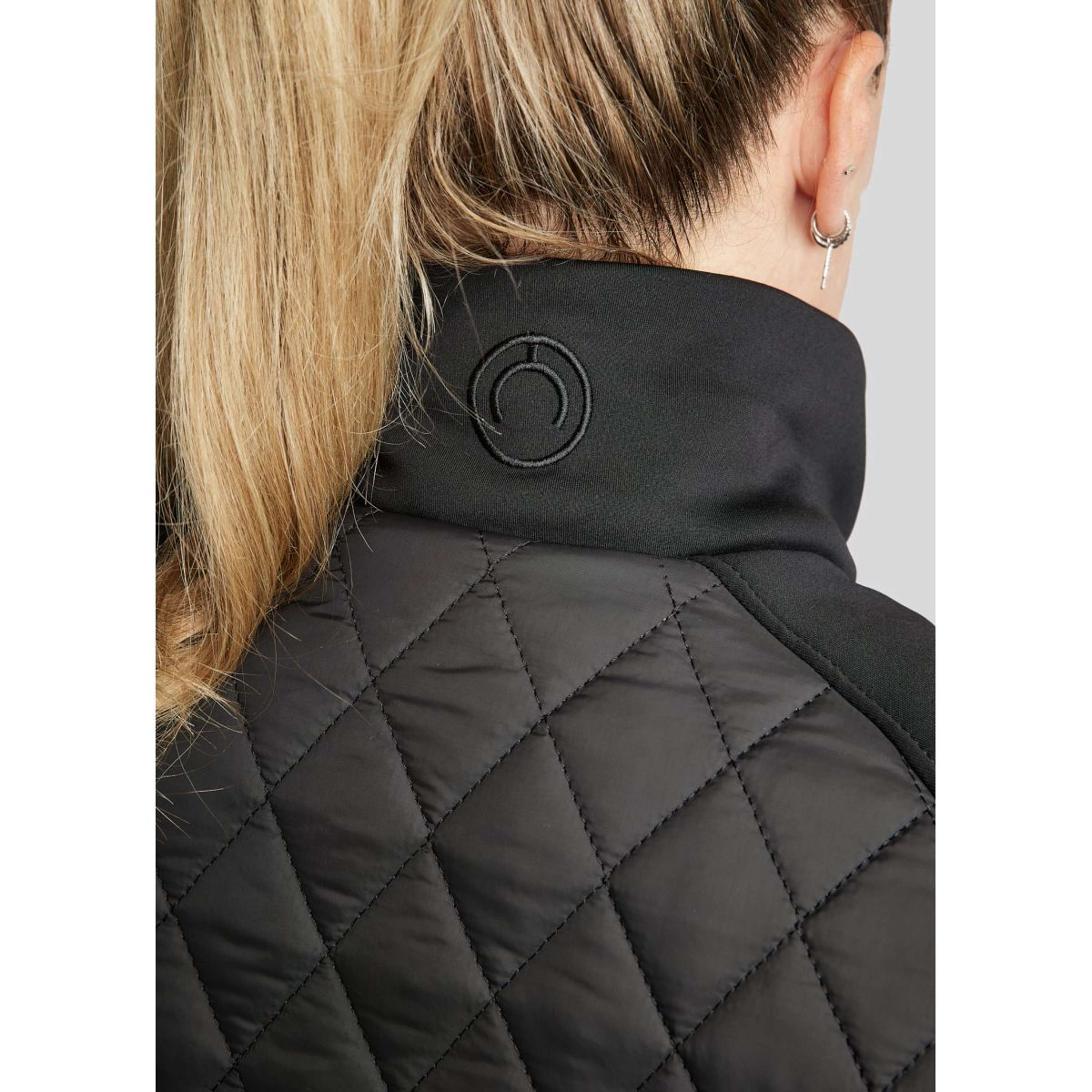 Montar Kurtka MoQuinn Quilted Long Czarny