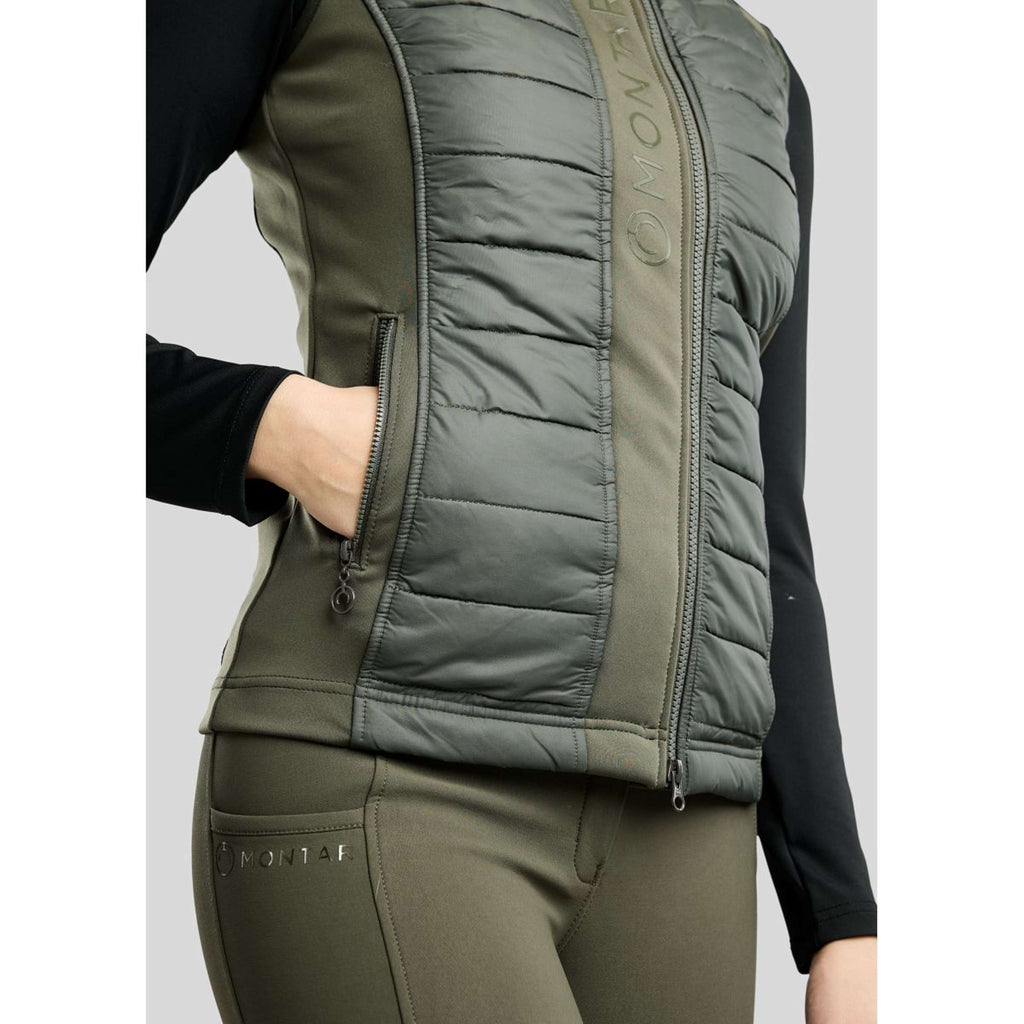 Montar Bezrękawnik Ocieplający Emma Quilt Forest Green