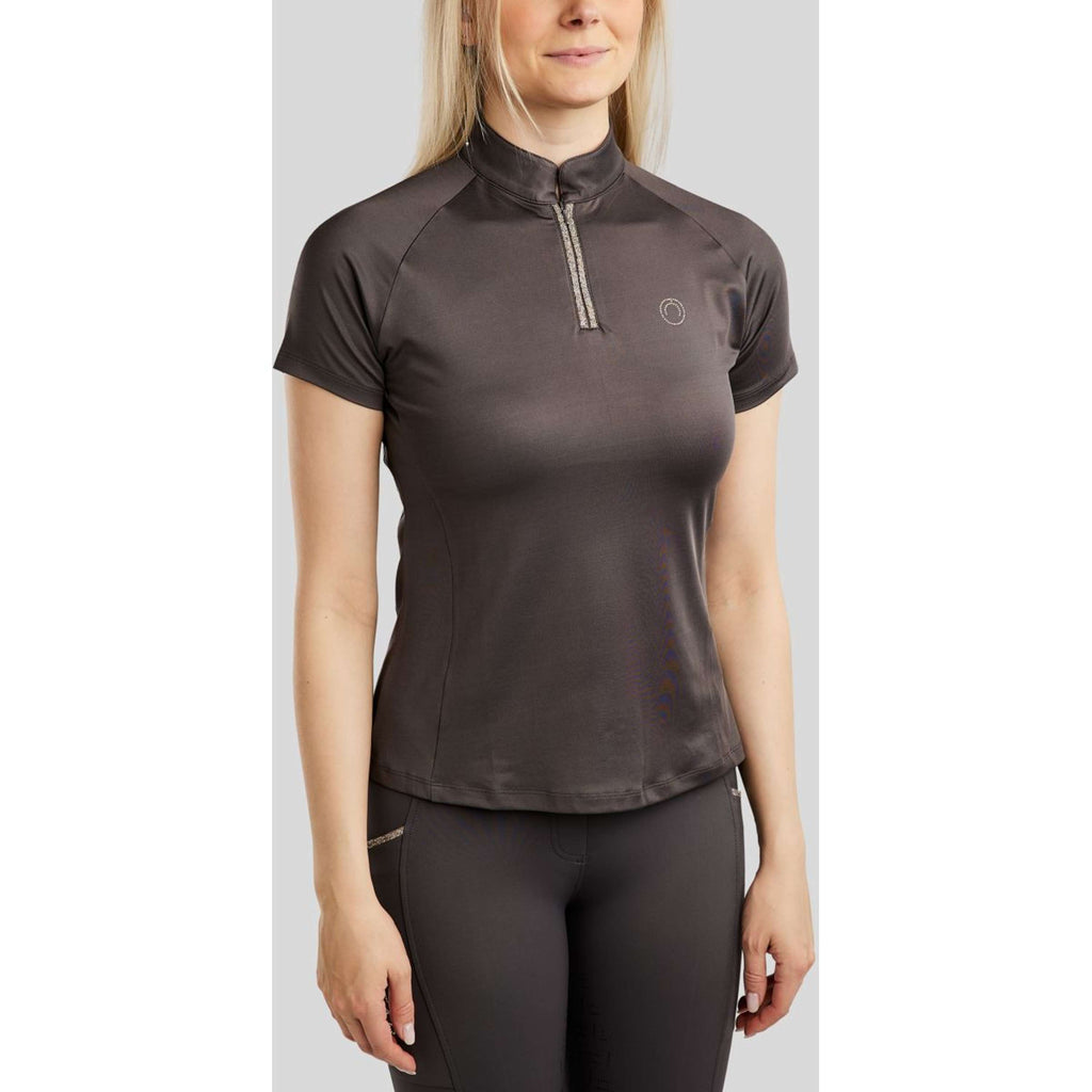 Montar Koszulka Polo MoLila Champagne Crystals Slate Grey