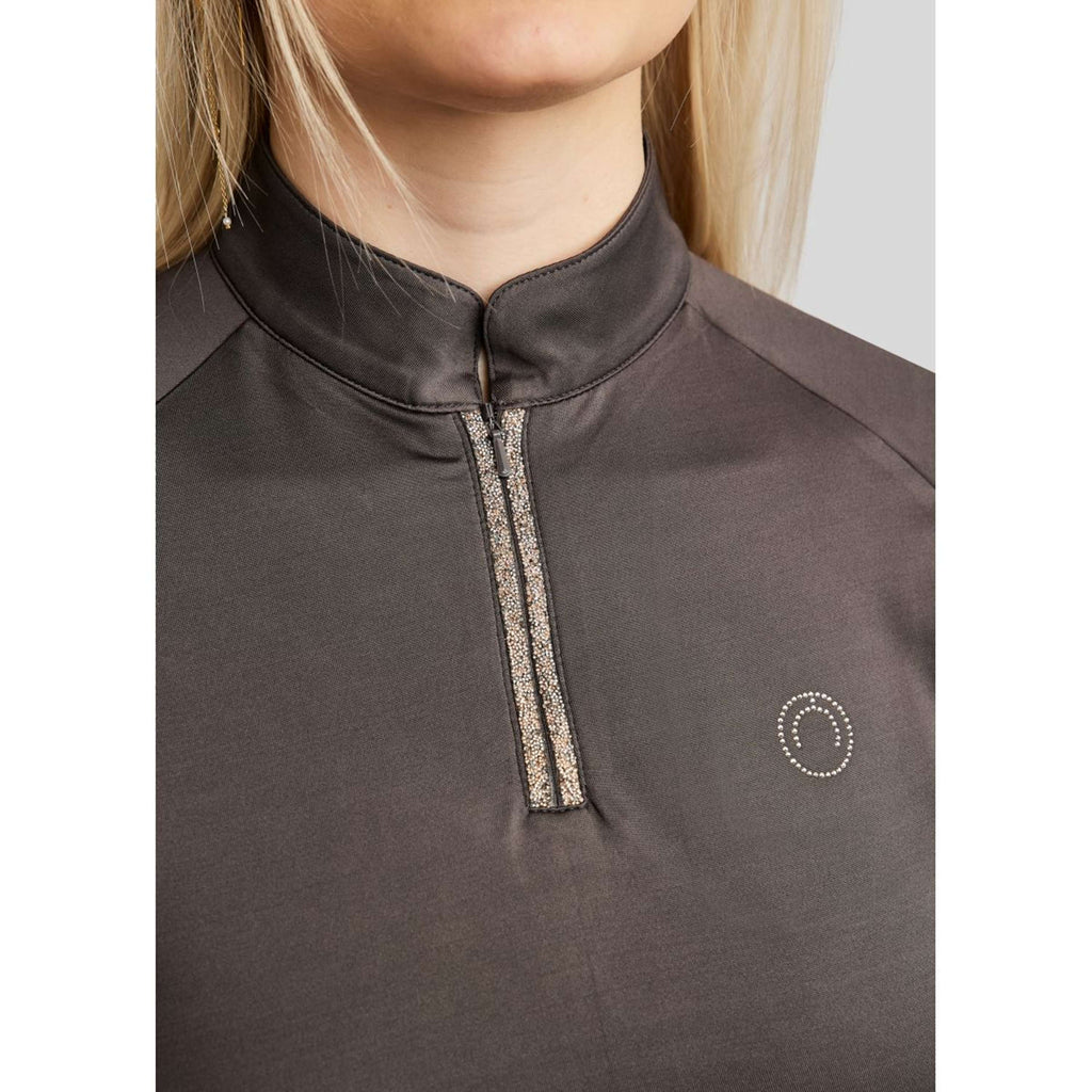 Montar Koszulka Polo MoLila Champagne Crystals Slate Grey