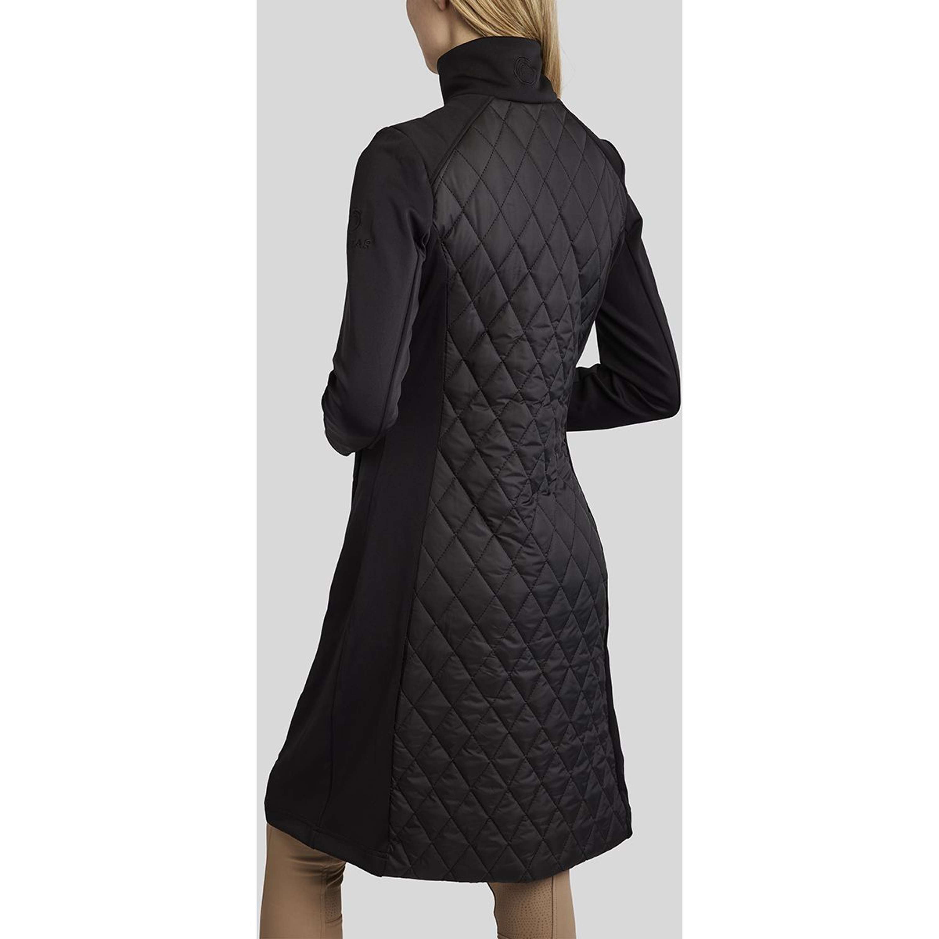 Montar Kurtka MoQuinn Quilted Long Czarny