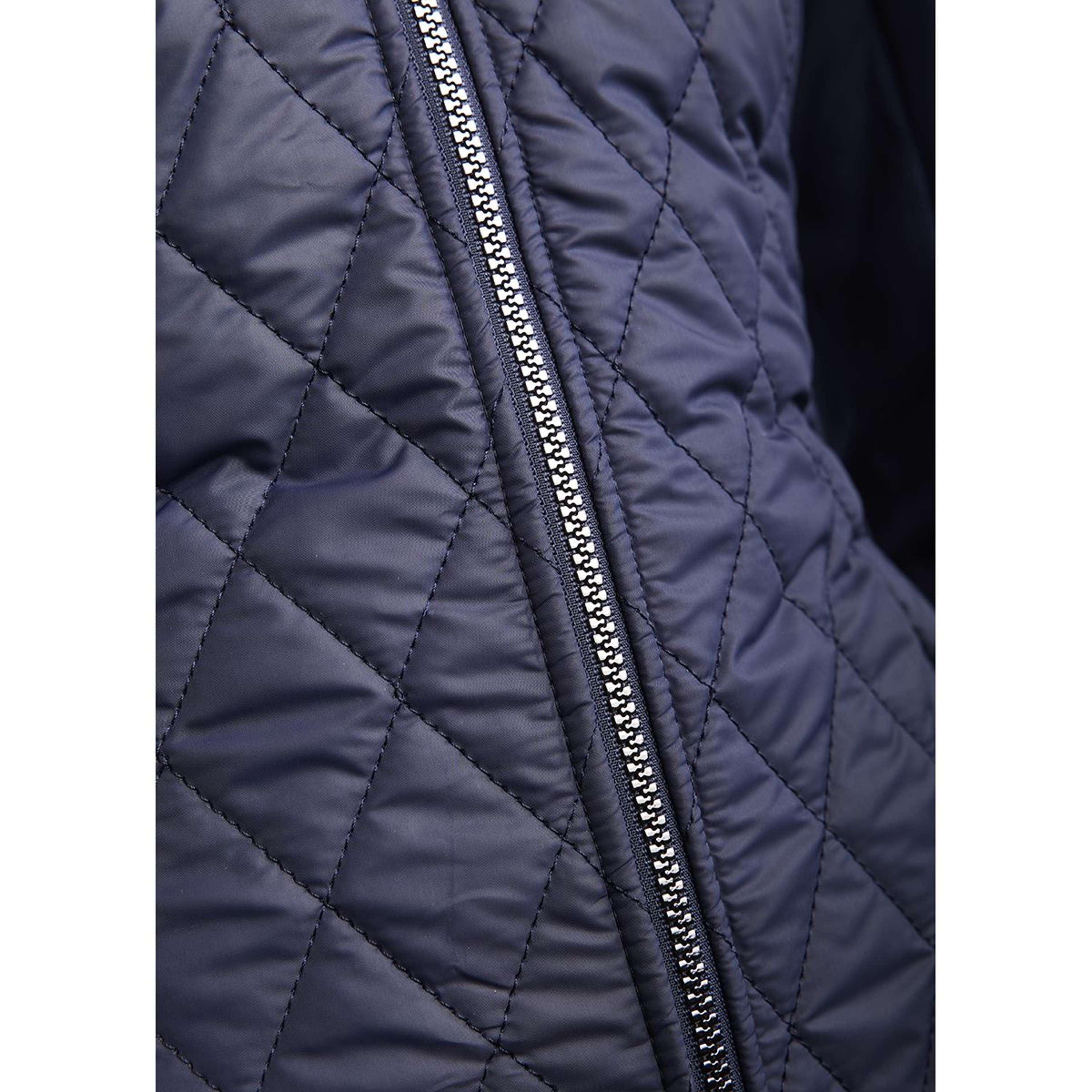 Montar Kurtka MoQuinn Quilted Long Ciemnogranatowy
