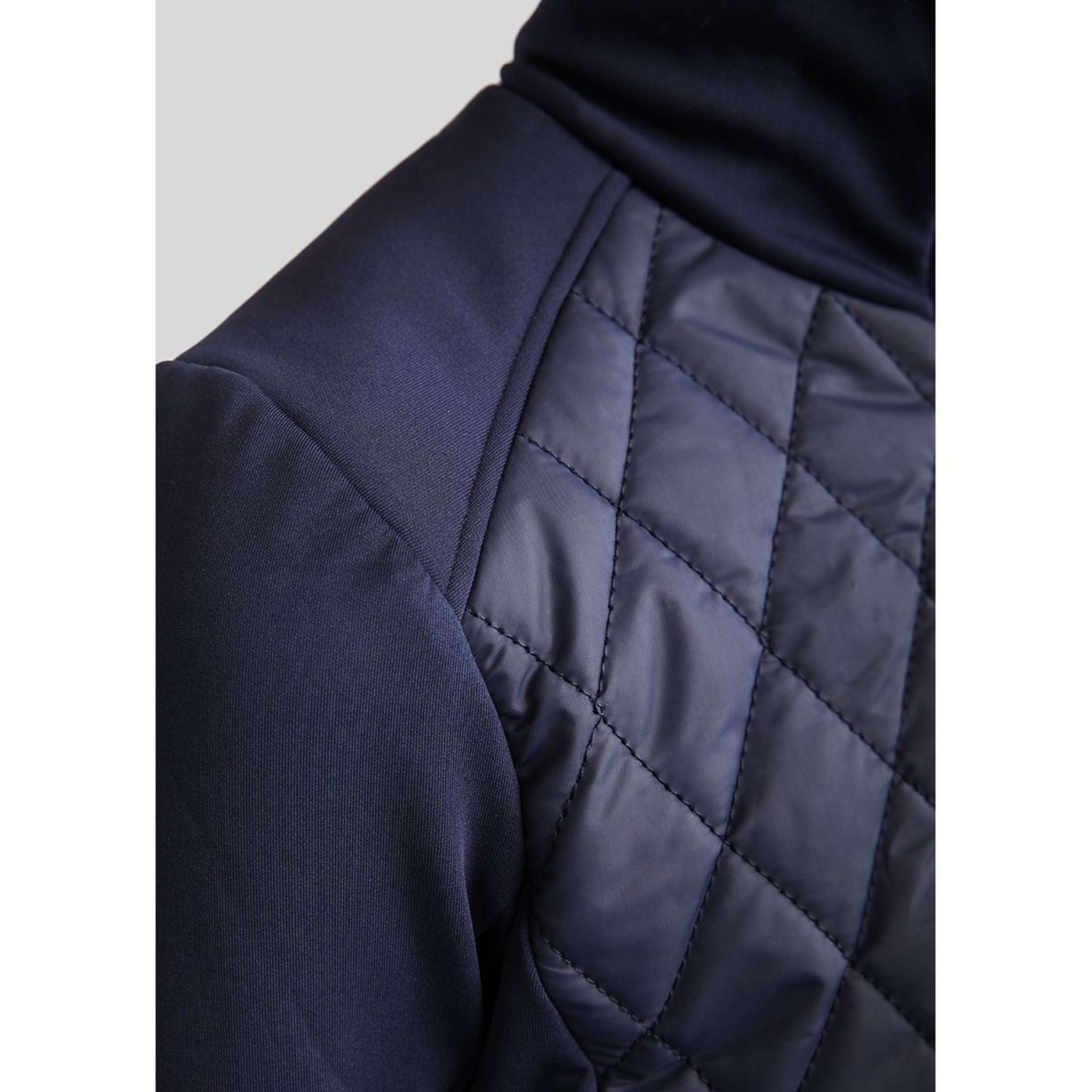 Montar Kurtka MoQuinn Quilted Long Ciemnogranatowy