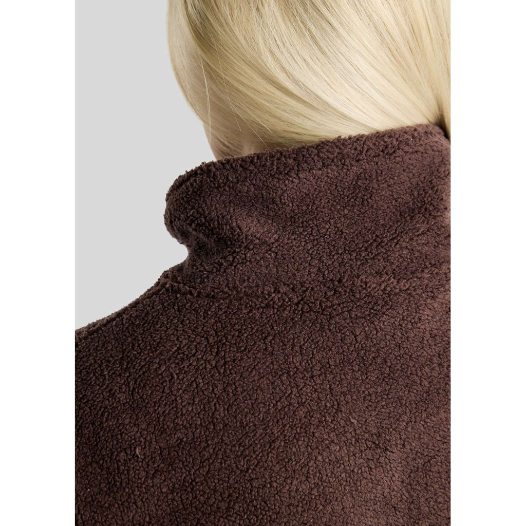 Montar Sweter MoEbba Q Zip Teddy Pile Golden Quartz Black Peony