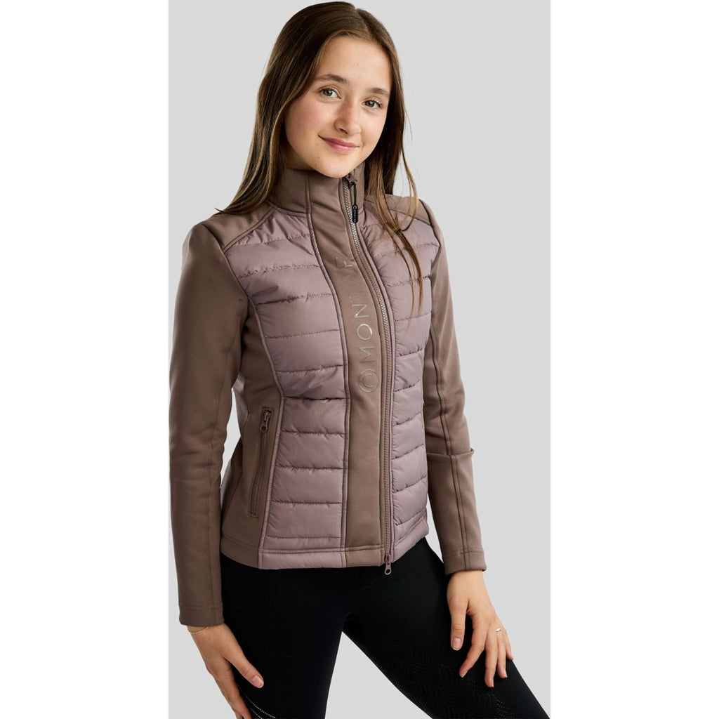 Montar Kurtka Emma Quilt Kids Nougat Brown
