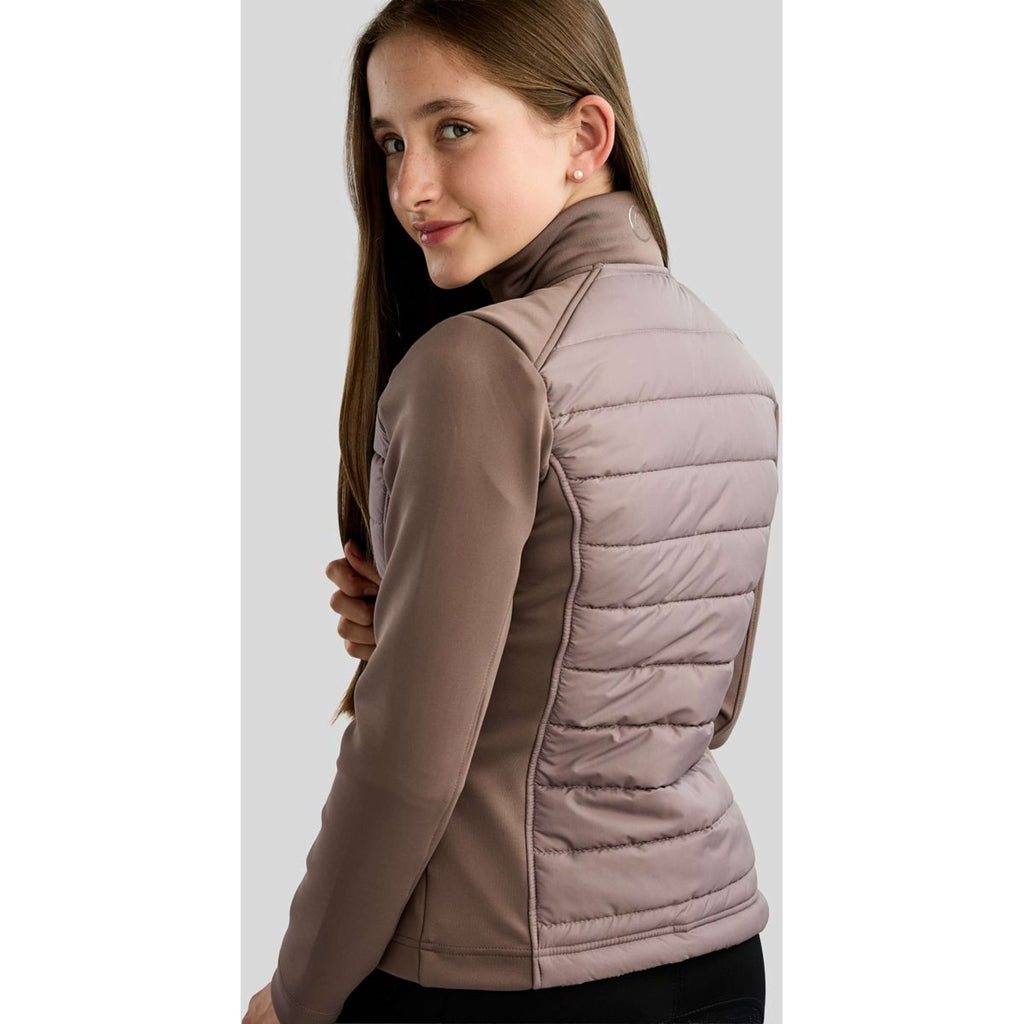 Montar Kurtka Emma Quilt Kids Nougat Brown