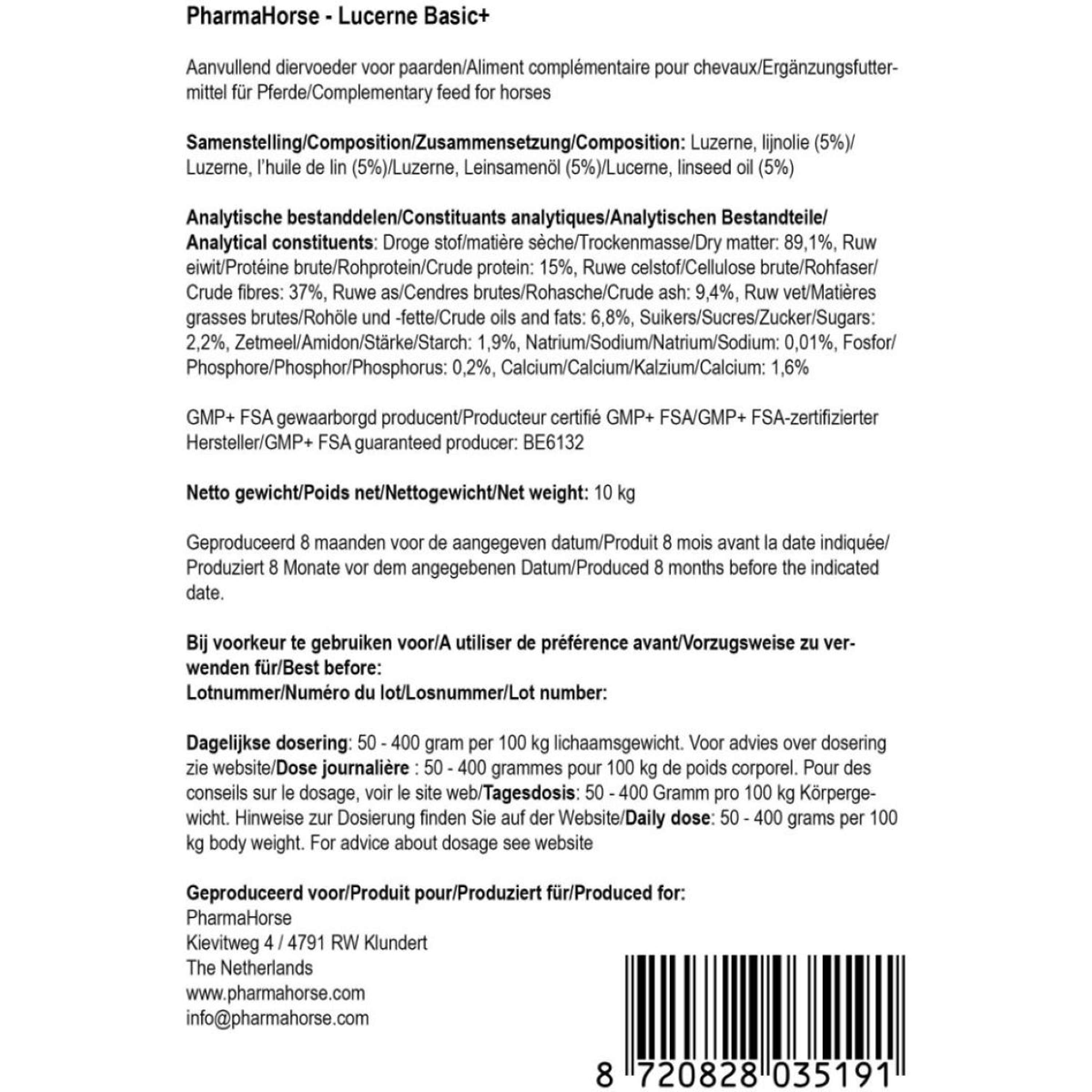 PharmaHorse Lucerna Basic+