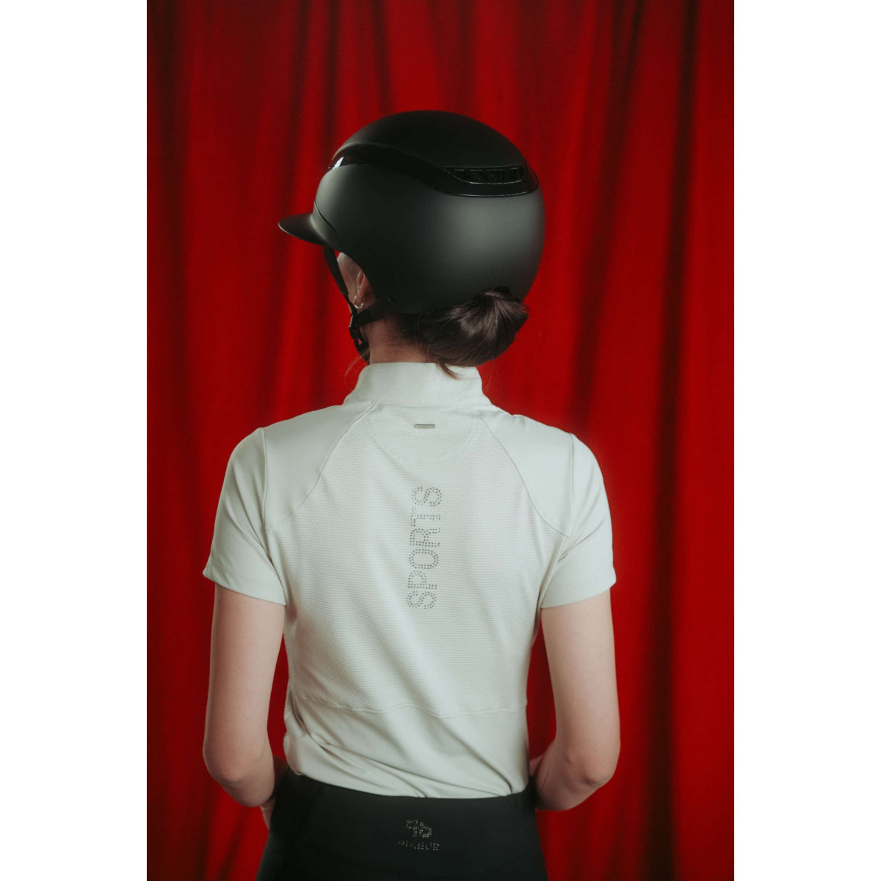 Pikeur Kask Jeździecki AirLuxe Pure Długi klapka Czarny