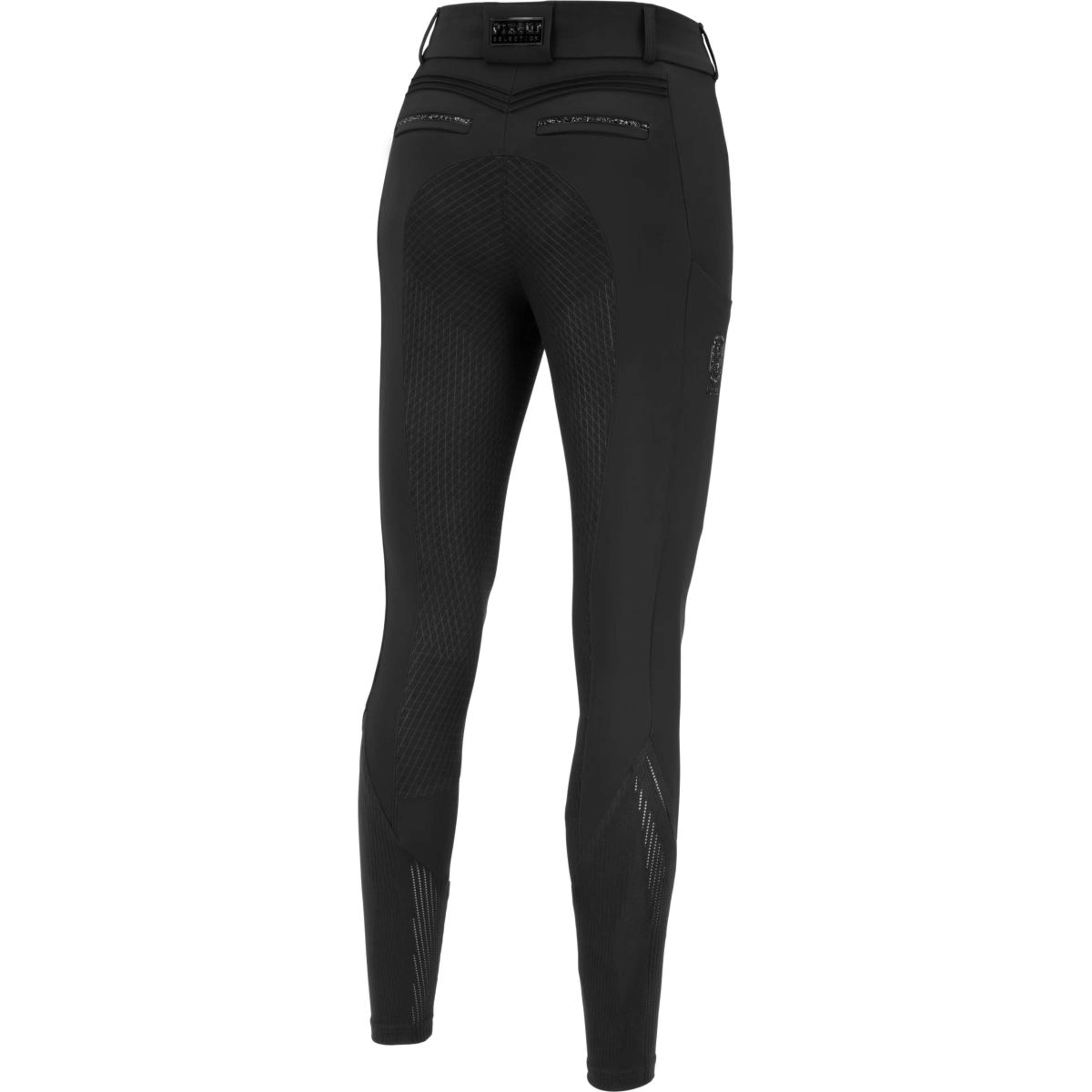 Pikeur Bryczesy Ceelina GridTexLeather Highwaist Full Grip Czarny