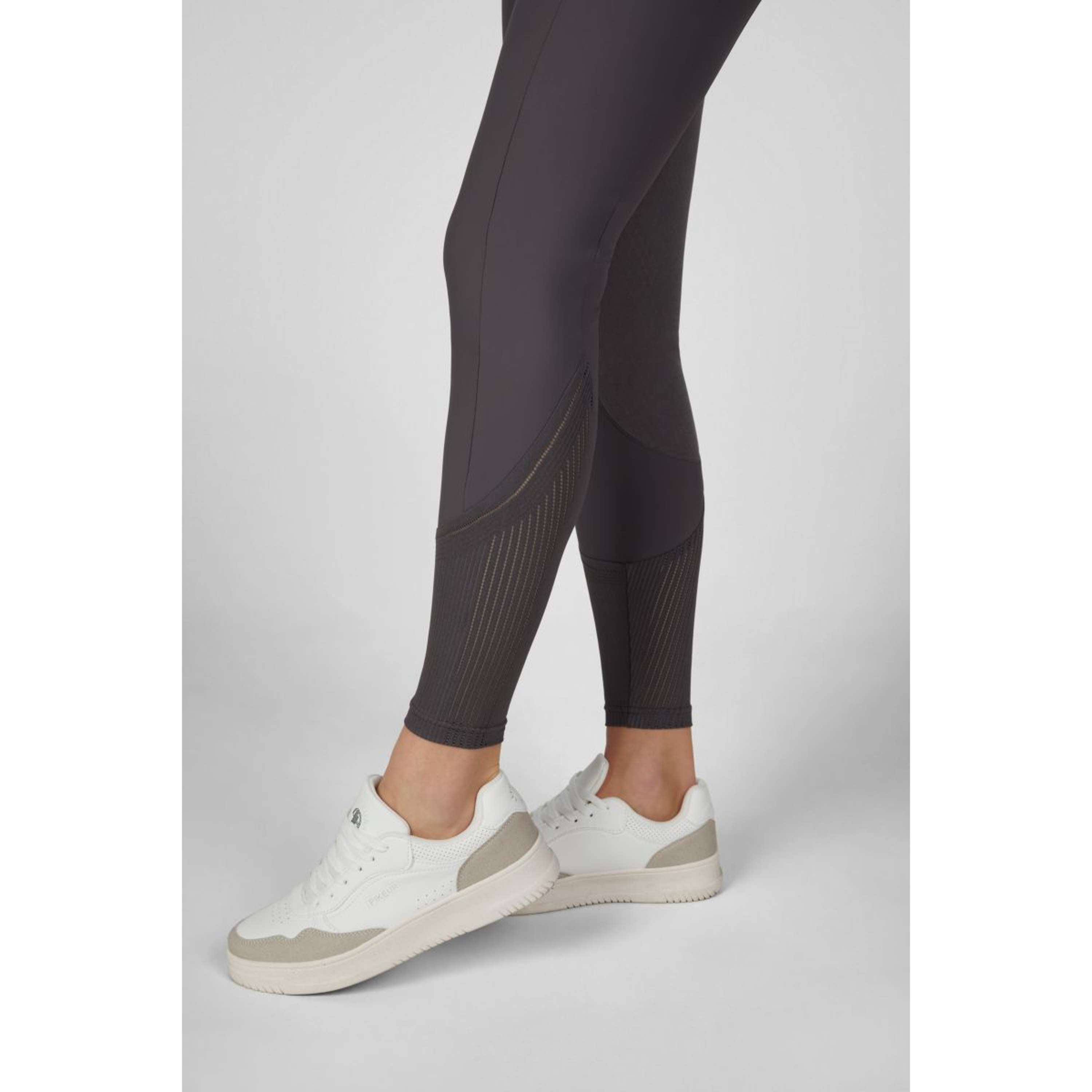 Pikeur Bryczesy Ceelina GridTexLeather Highwaist Full Grip Basalt Grey