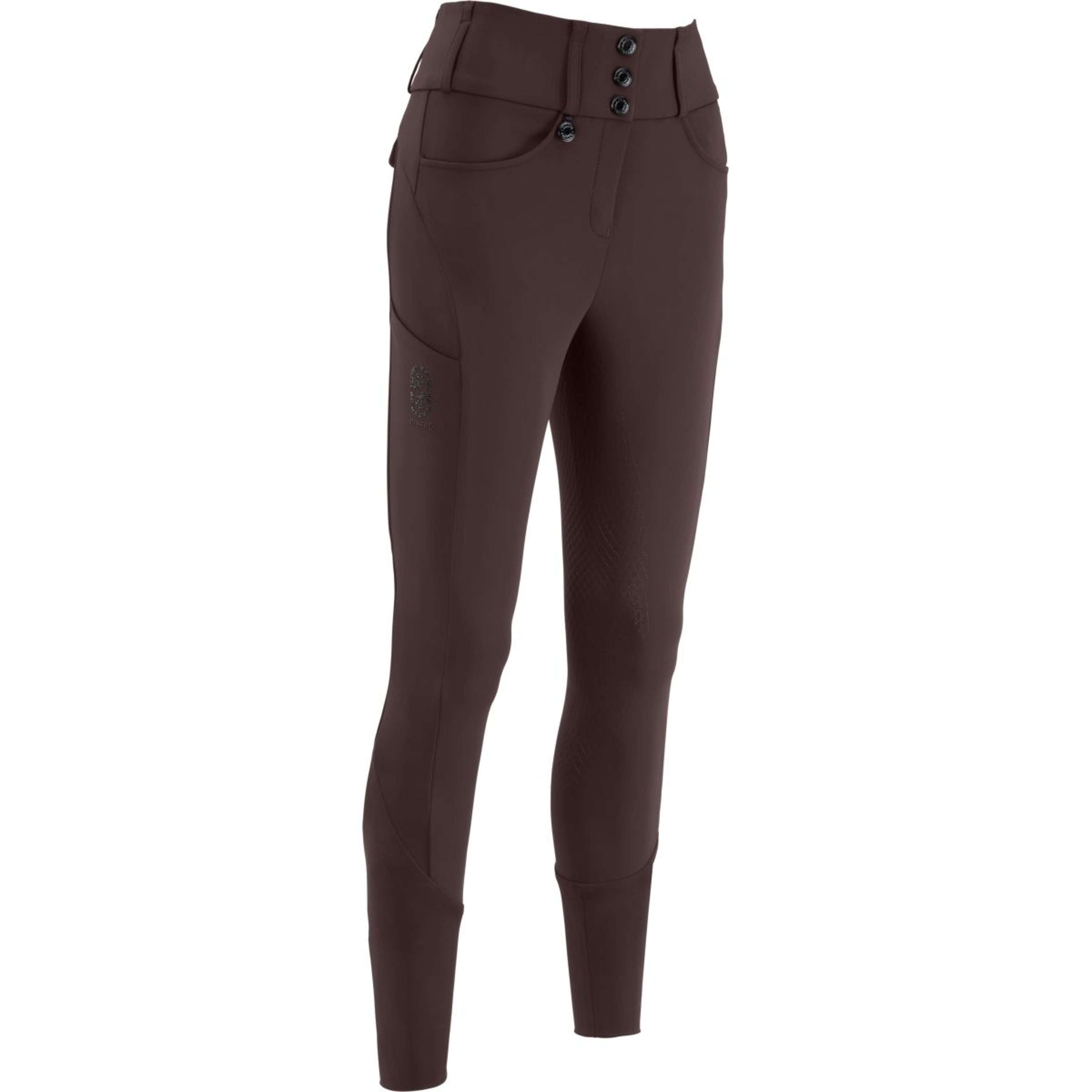 Pikeur Bryczesy Cantira MatrixGripTec Highwaist Full Grip Czekoladowy Brązowy