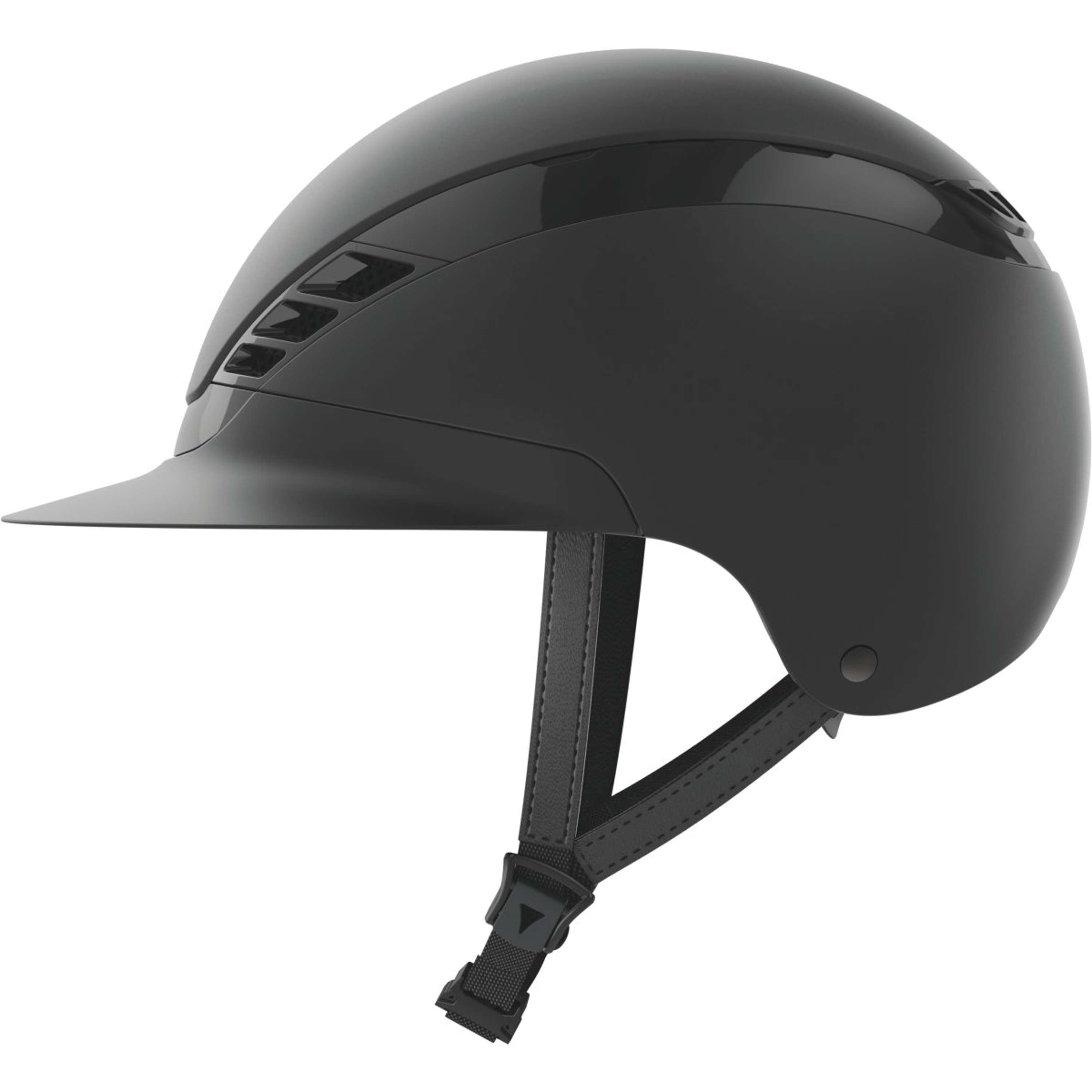 Pikeur Kask Jeździecki AirLuxe Pure Długi klapka Czarny