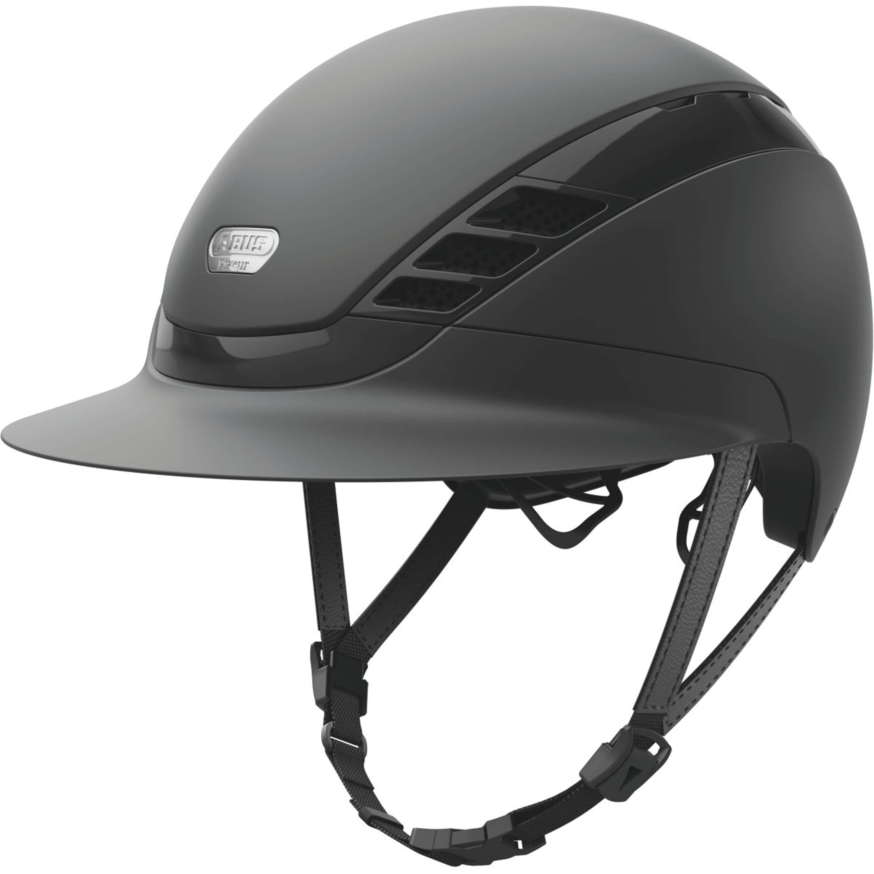 Pikeur Kask Jeździecki AirLuxe Pure Długi klapka Czarny