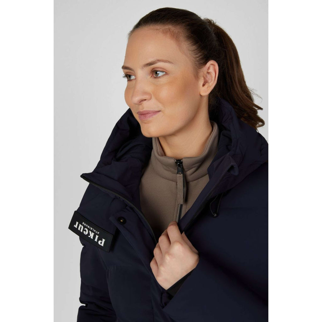 Pikeur Długi Płaszcz Quilted Raincoat Athleisure AW26 Nightblue