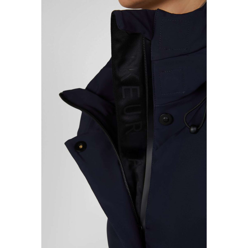 Pikeur Długi Płaszcz Quilted Raincoat Athleisure AW26 Nightblue