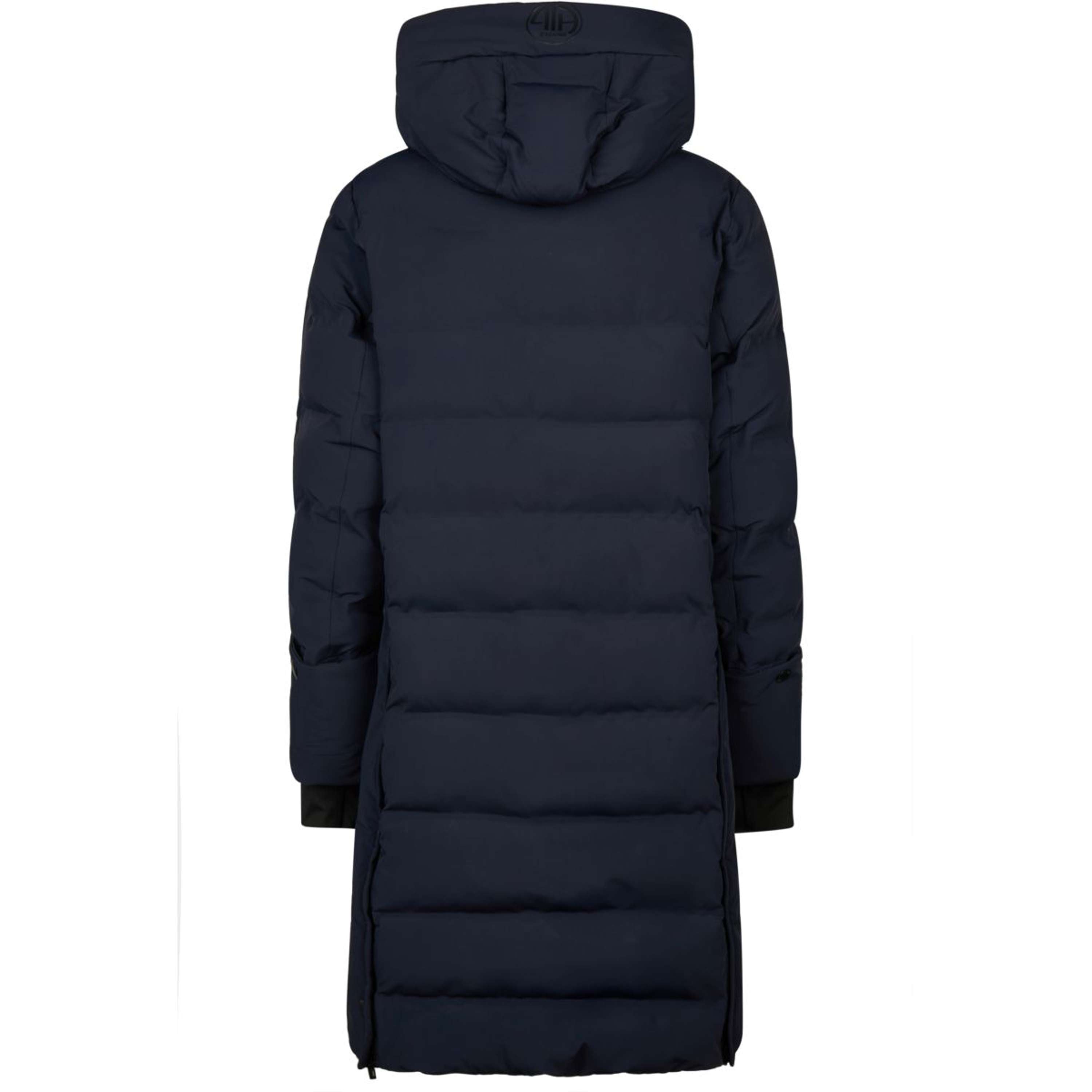 Pikeur Długi Płaszcz Quilted Raincoat Athleisure AW26 Nightblue