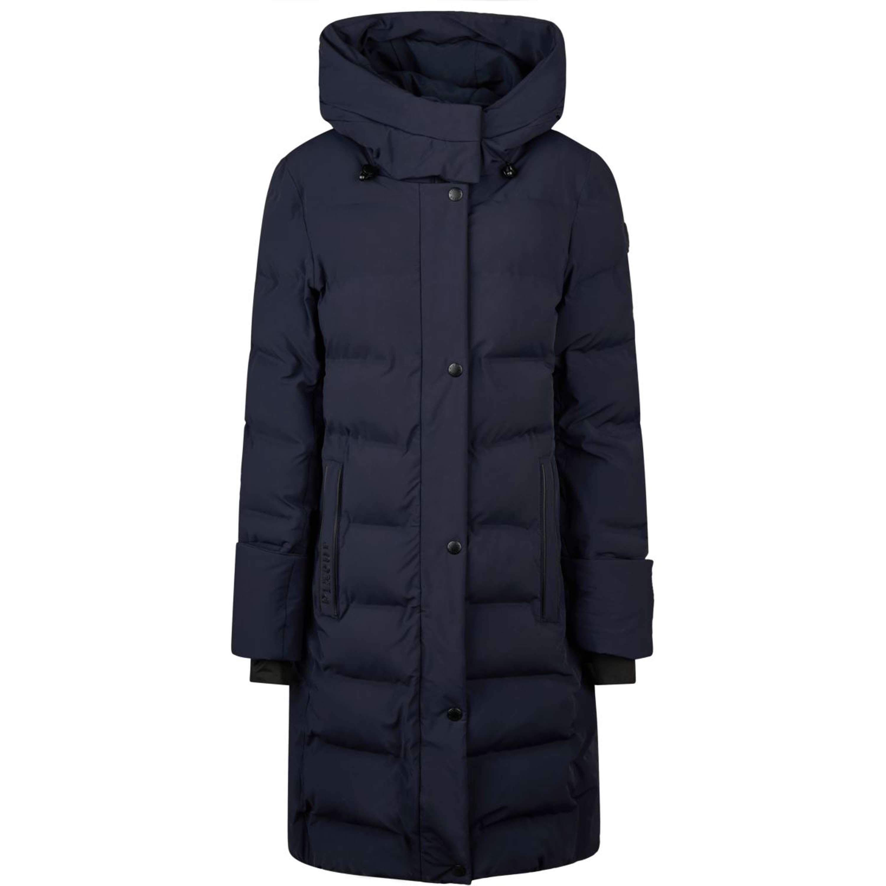Pikeur Długi Płaszcz Quilted Raincoat Athleisure AW26 Nightblue