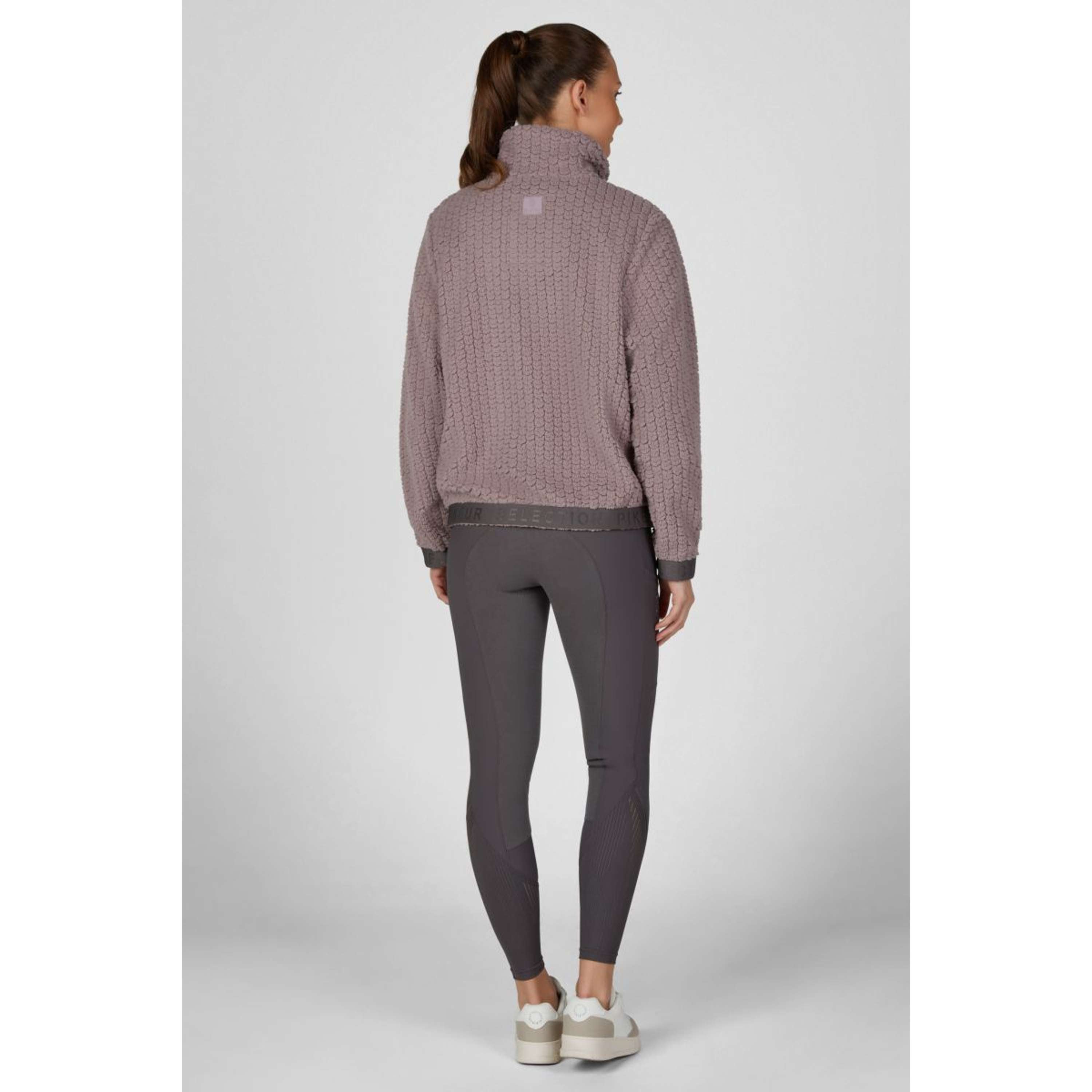 Pikeur Bluza Z Kapturem I Zamkiem Velvet Selection AW26 Ash Mauve