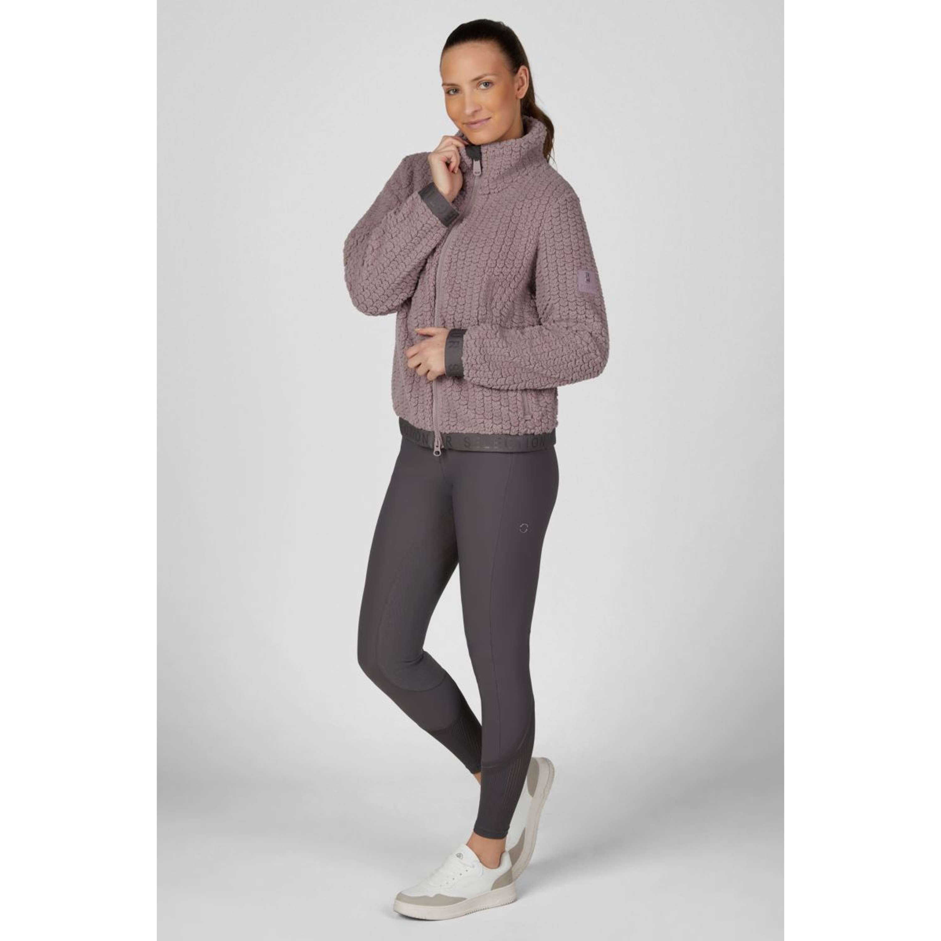 Pikeur Bluza Z Kapturem I Zamkiem Velvet Selection AW26 Ash Mauve