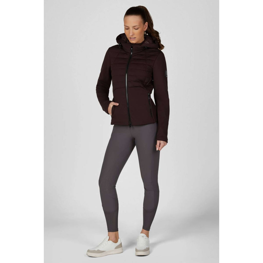 Pikeur Kurtka QuiltShield Fleece AW26 Czekoladowy Brązowy