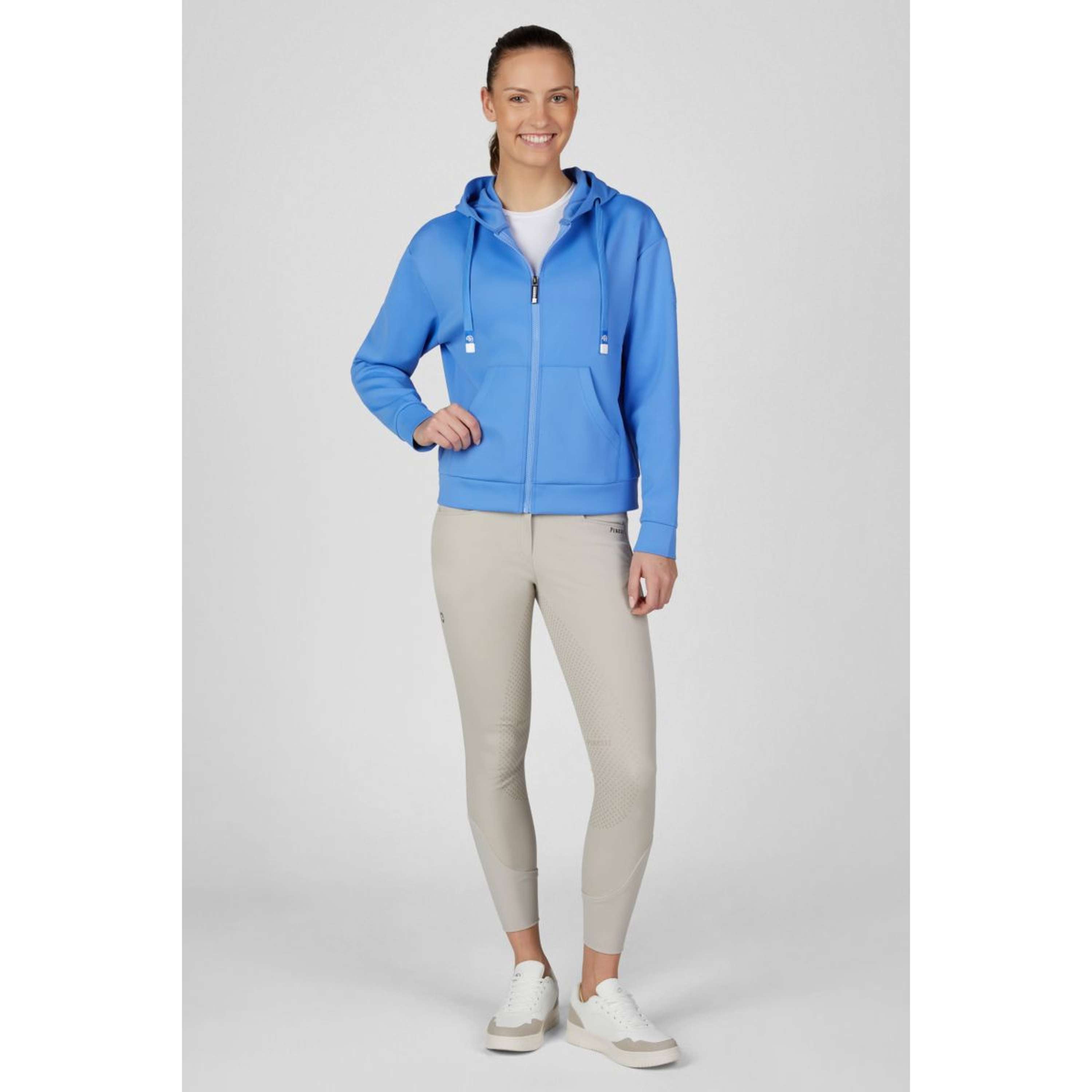 Pikeur Bluza Z Kapturem I Zamkiem Athleisure AW26 Electric Blue