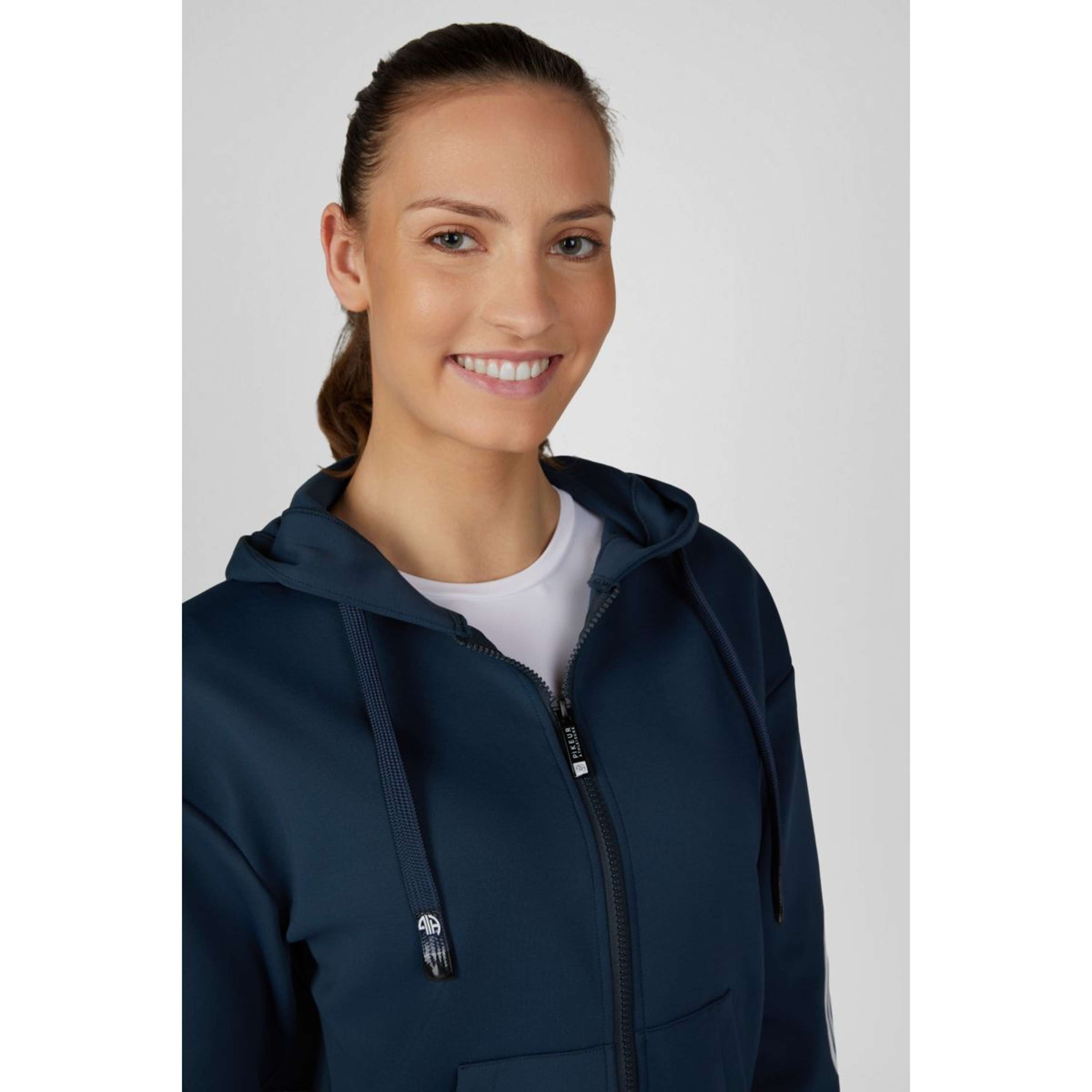Pikeur Bluza Z Kapturem I Zamkiem Athleisure AW26 Pine Green