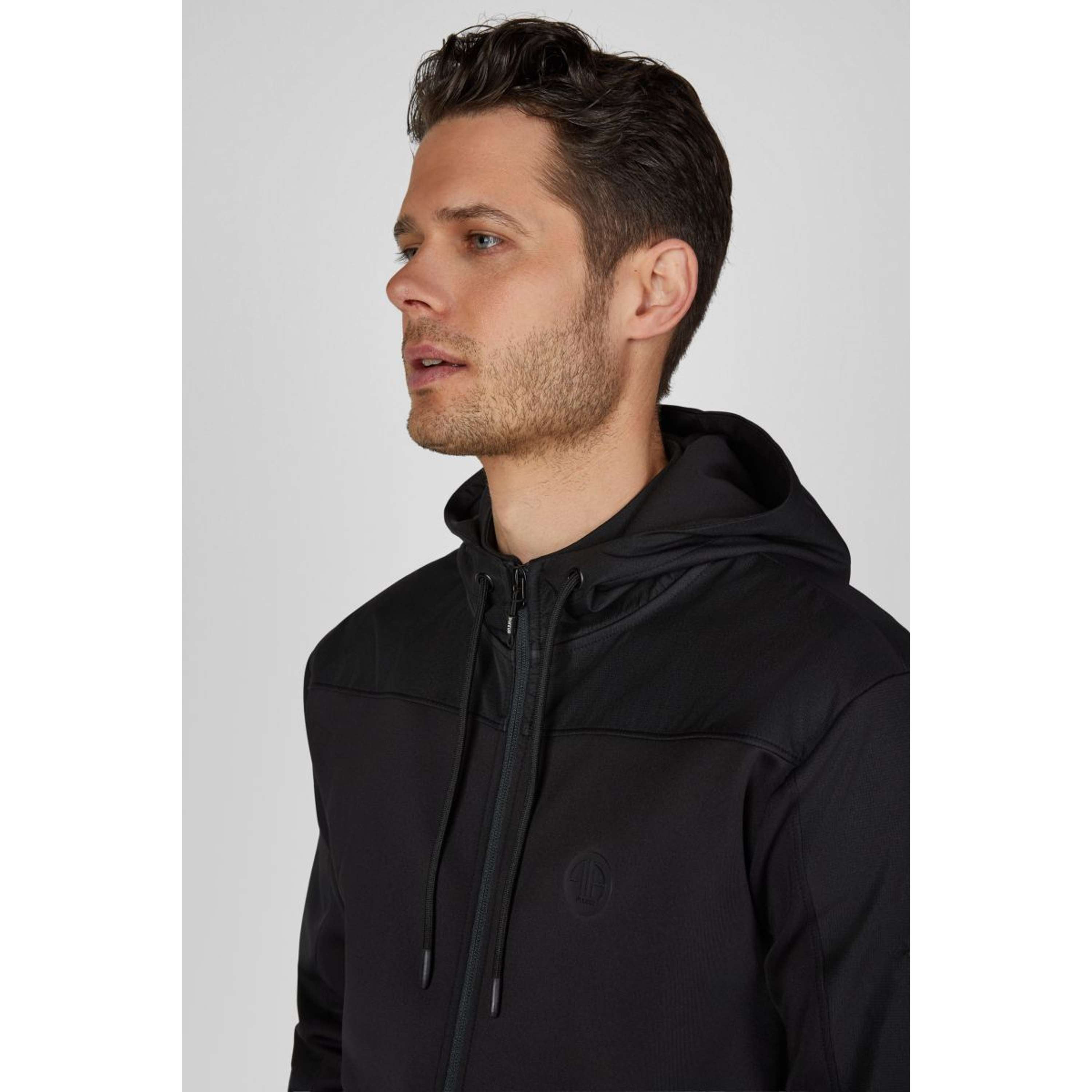 Pikeur Bluza Z Kapturem I Zamkiem Athleisure AW26 Męski Czarny