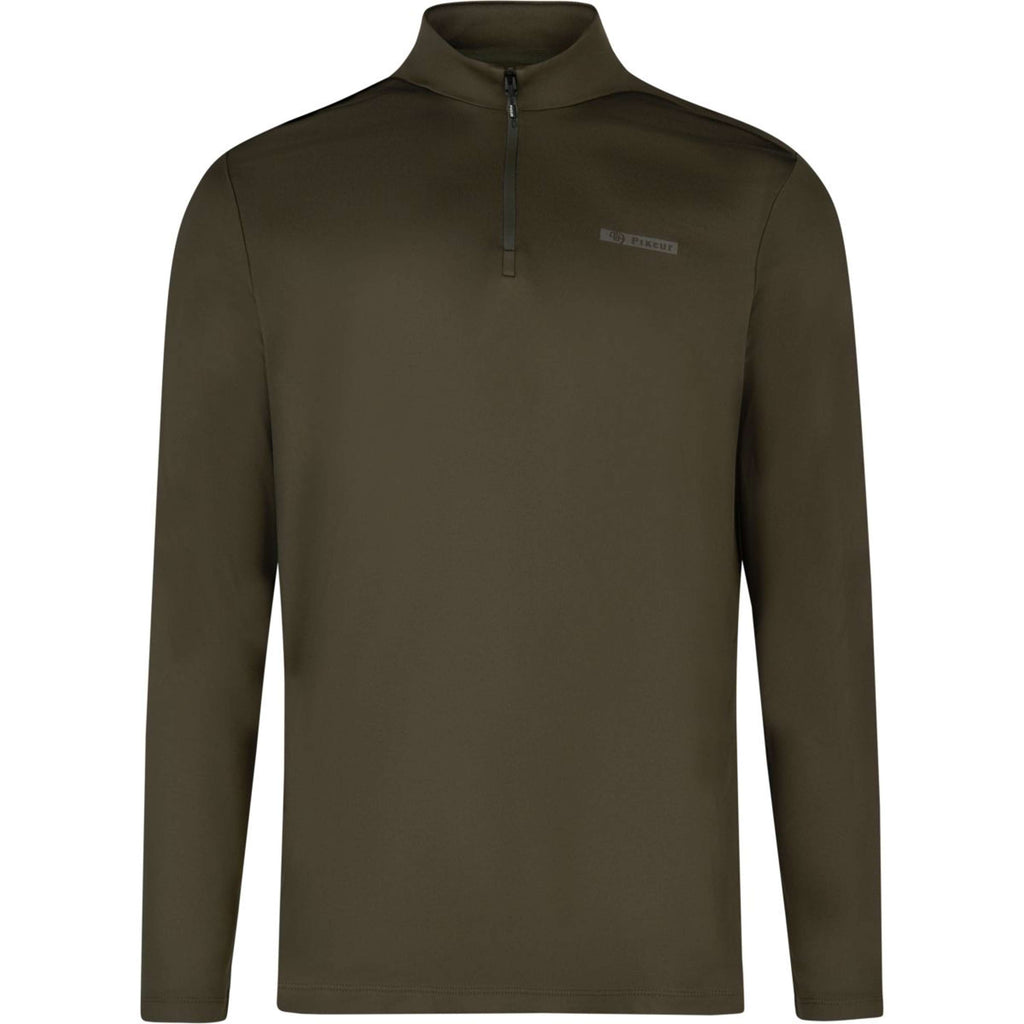 Pikeur Koszulka Zip Athleisure AW26 Męski Olive Green
