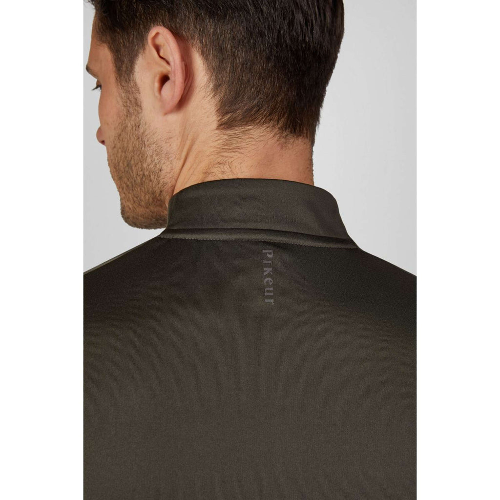Pikeur Koszulka Zip Athleisure AW26 Męski Olive Green