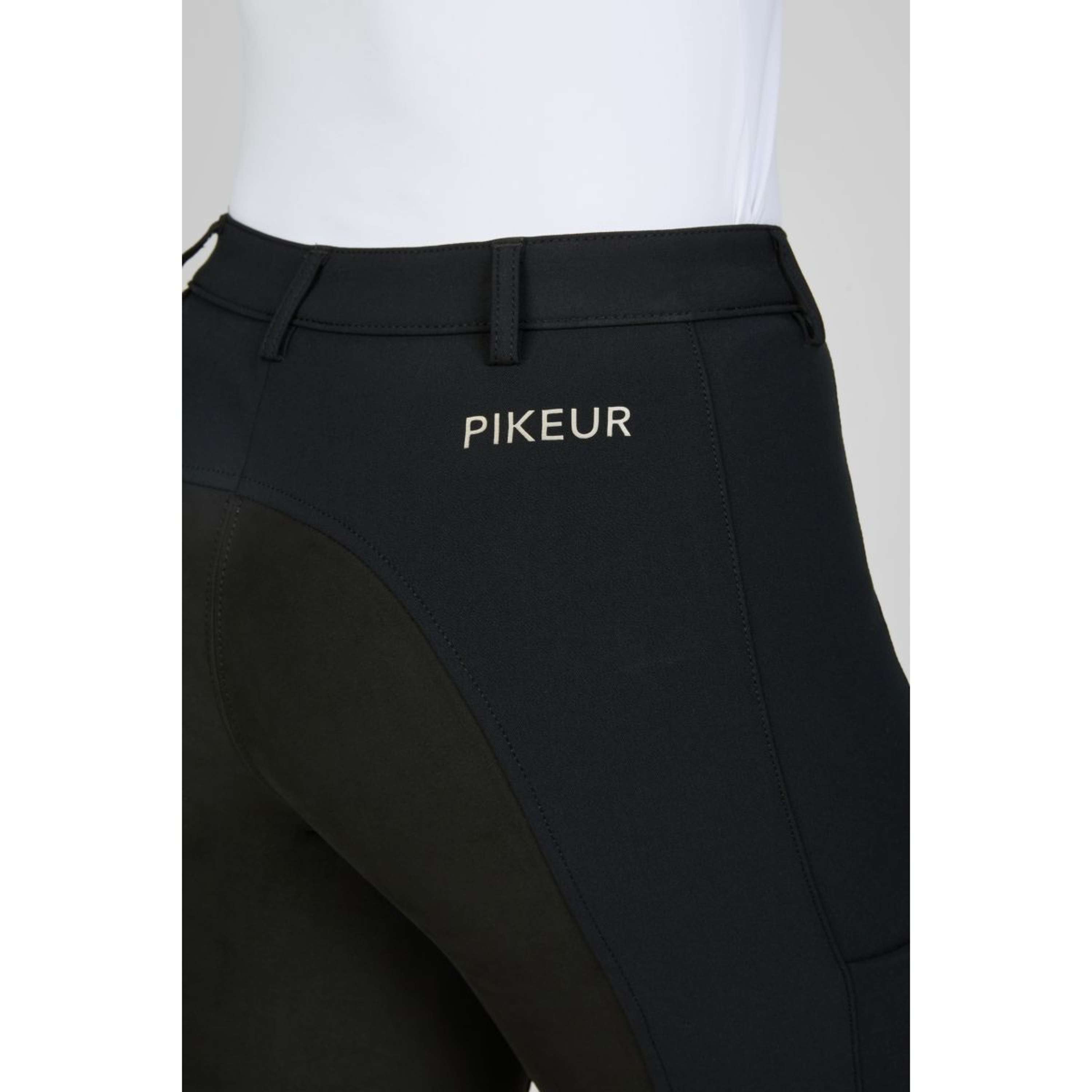 Pikeur Bryczesy New Lugana McCrown Pełny Lej Midwaist Granatowe