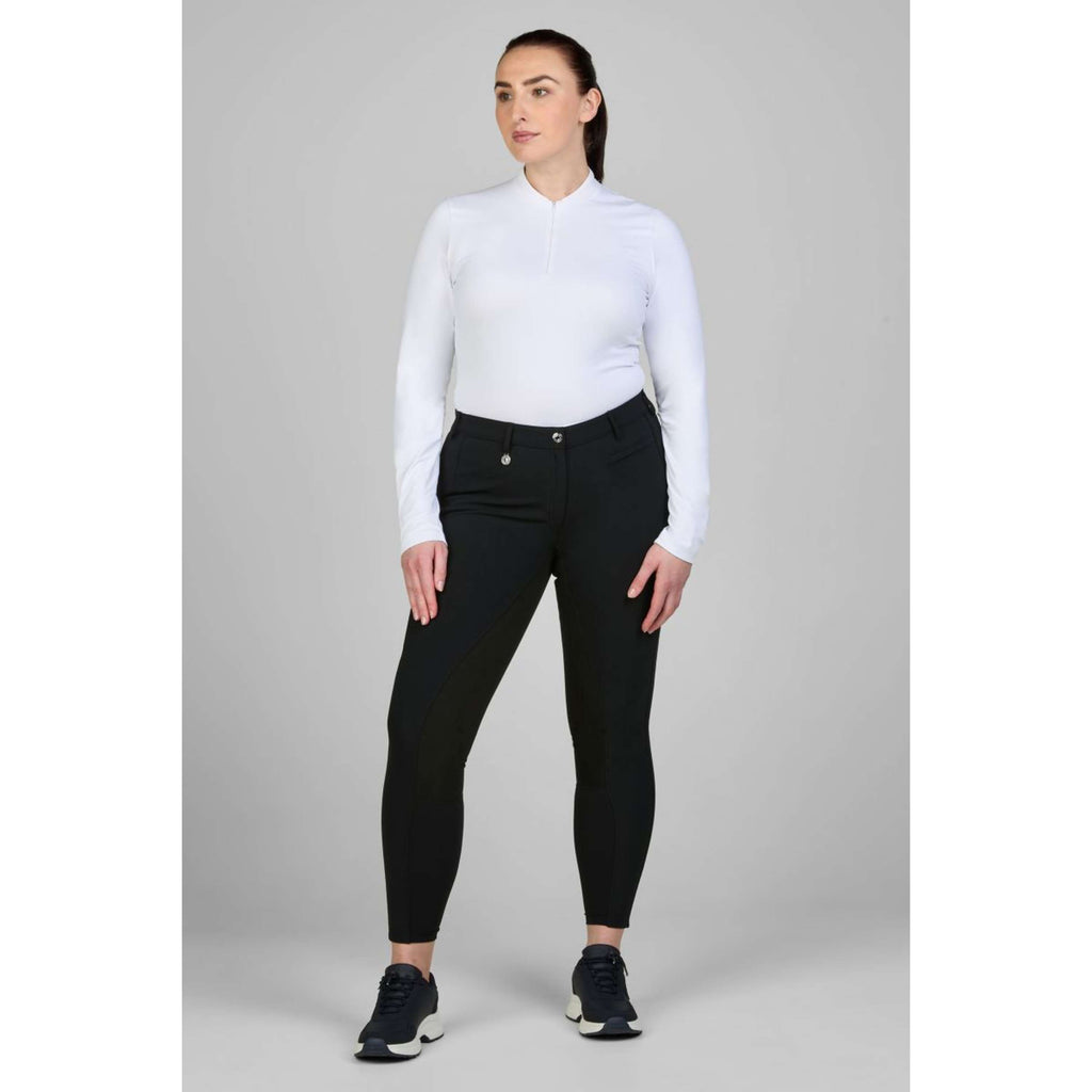 Pikeur Bryczesy New Lugana McCrown Pełny Lej Midwaist Granatowe