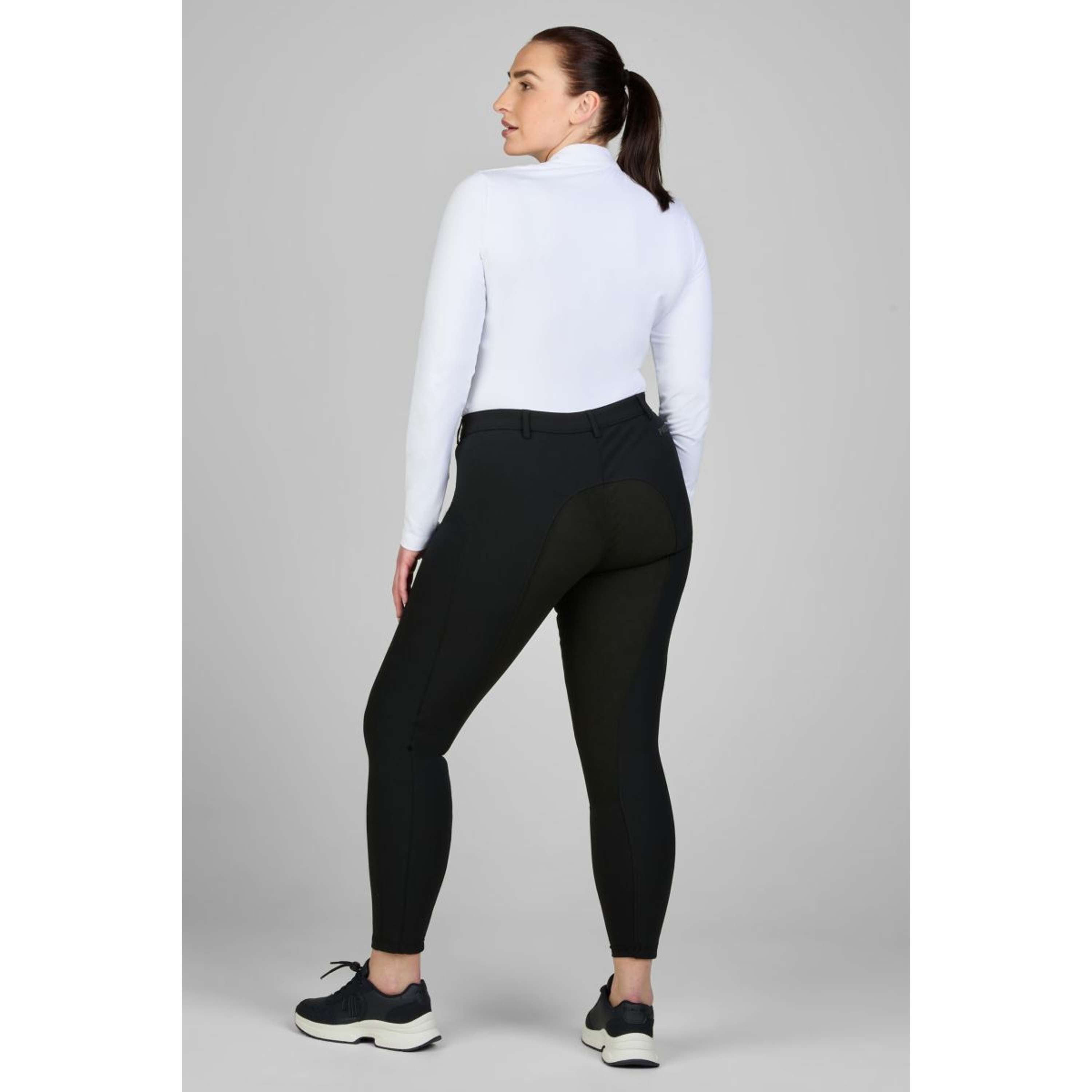 Pikeur Bryczesy New Lugana McCrown Pełny Lej Midwaist Granatowe
