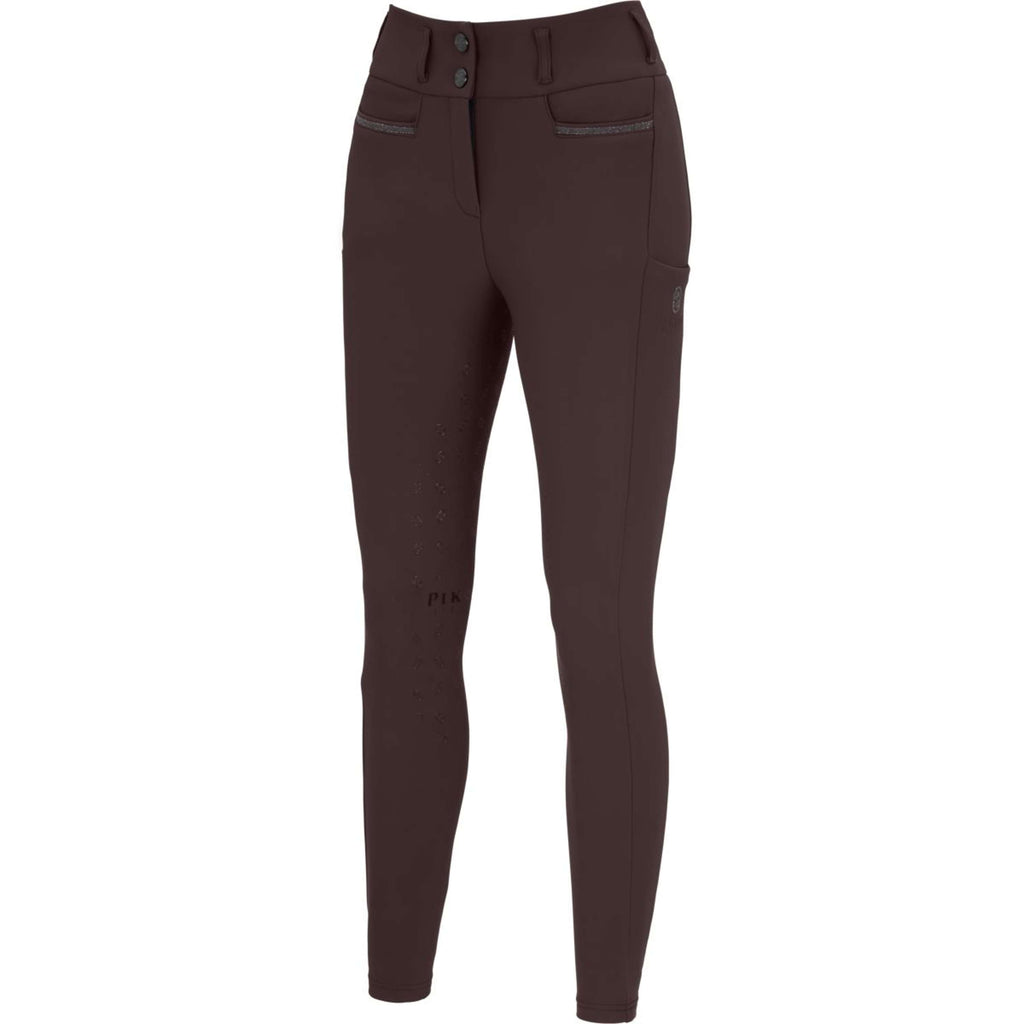 Pikeur Bryczesy Linnet GripTec SO Highwaist Full Grip Czekoladowy Brązowy