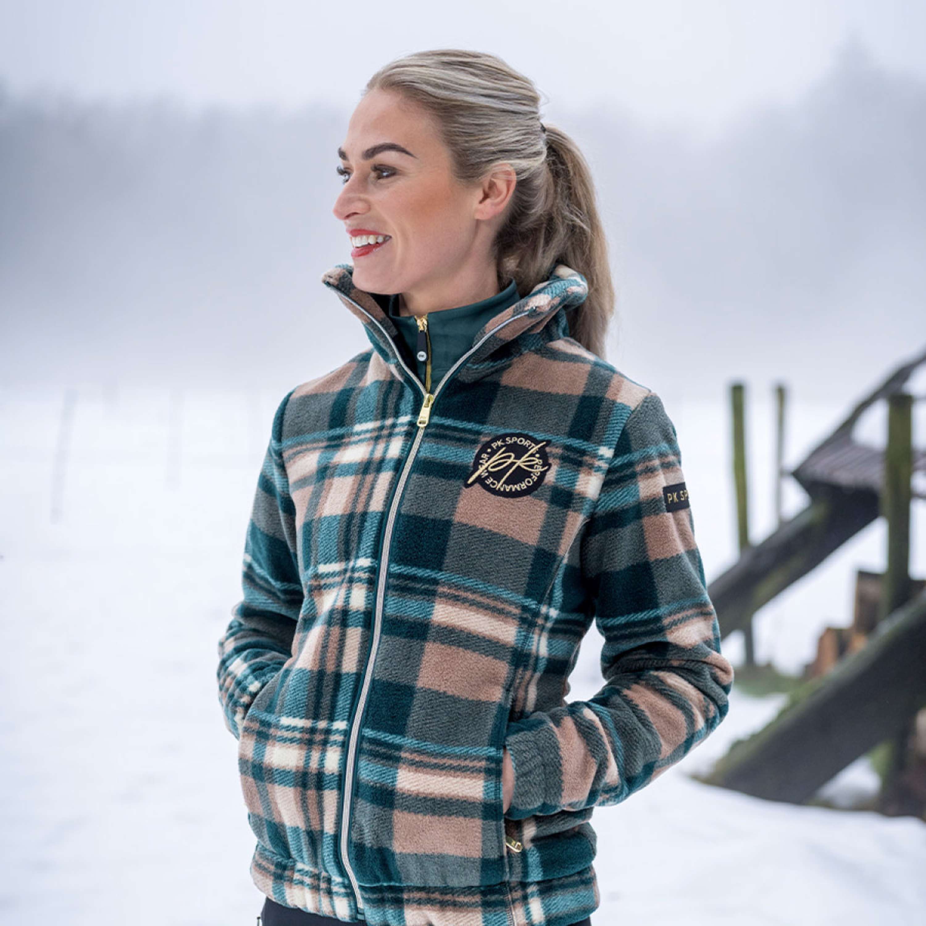PK Bluza Z Kapturem I Zamkiem Timber Fluffy Sea Moss