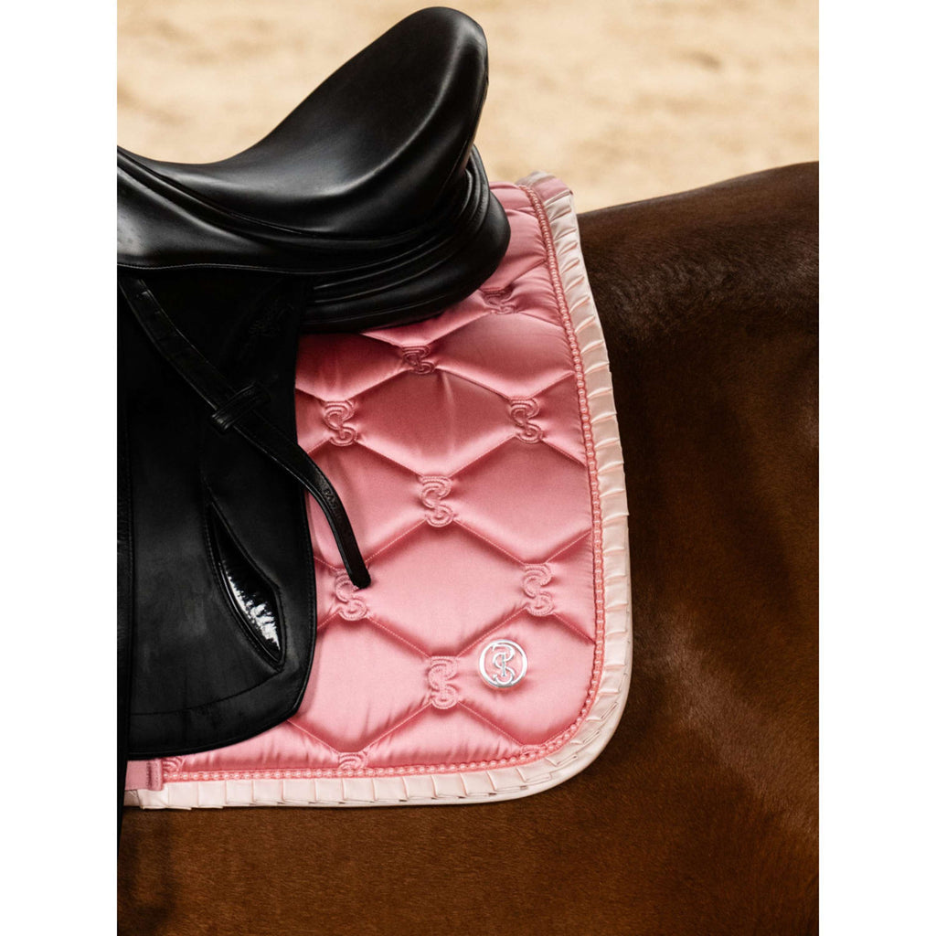 Czaprak PS of Sweden Ruffle Pearl Ujeżdżeniowy Vintage Pink