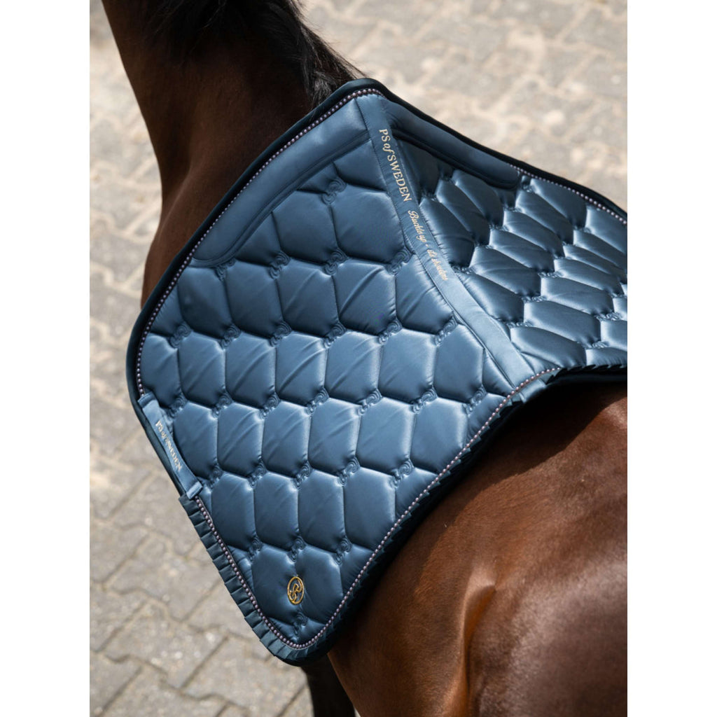 Czaprak PS of Sweden Ruffle Pearl Ujeżdżeniowy Shadow Blue