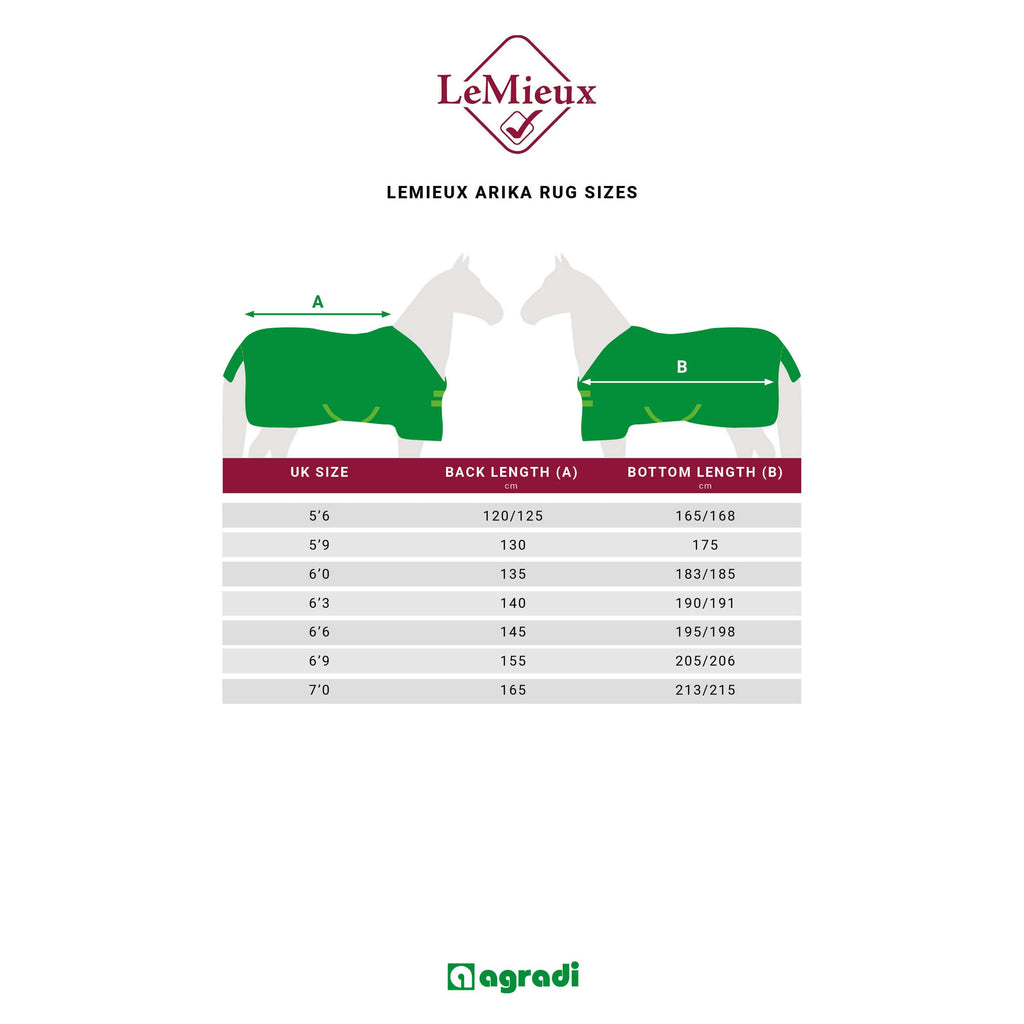 LeMieux Derka zewnętrzna Arika 600D 200g Alpine